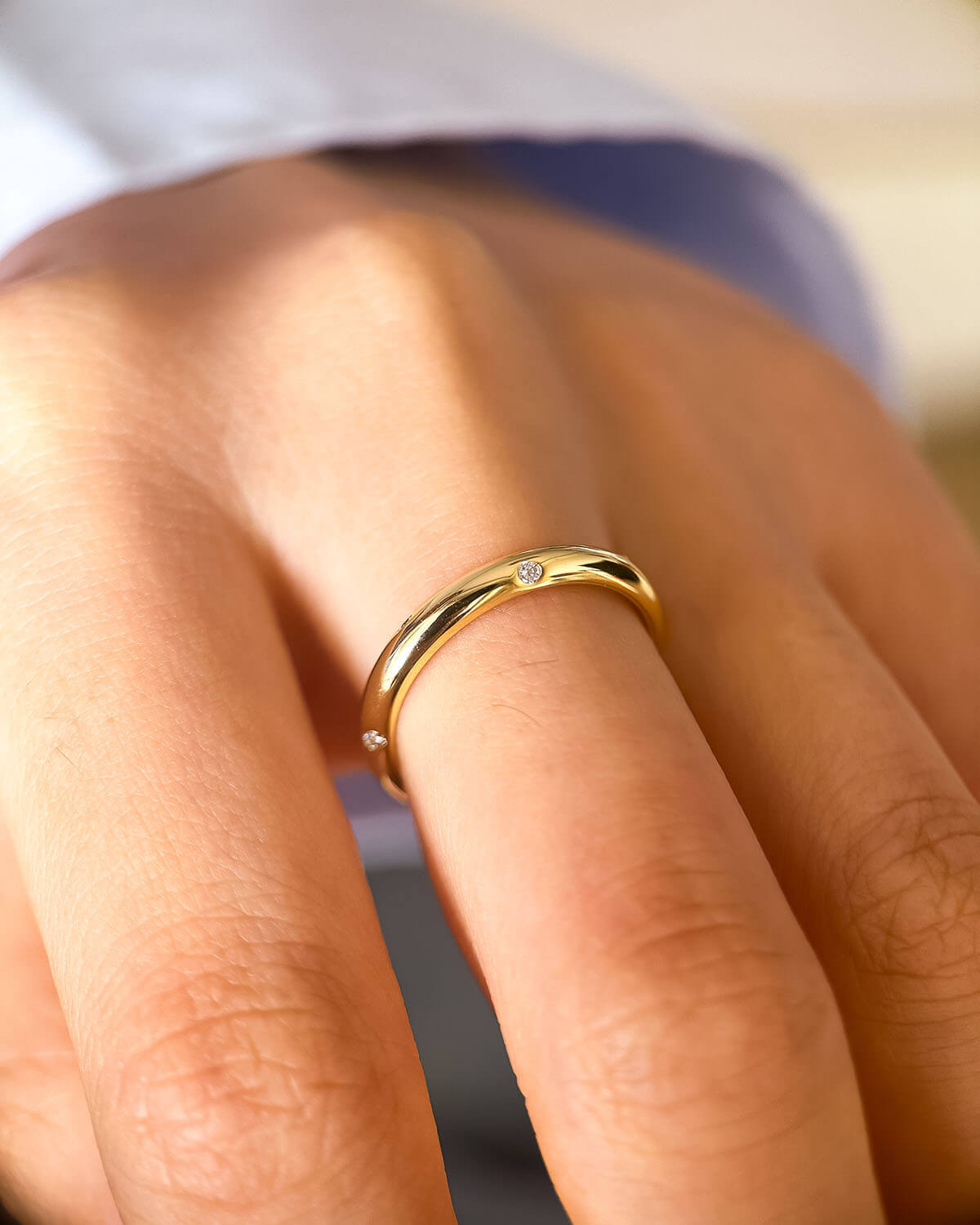 Whisper Vow – Diamond Band Ring