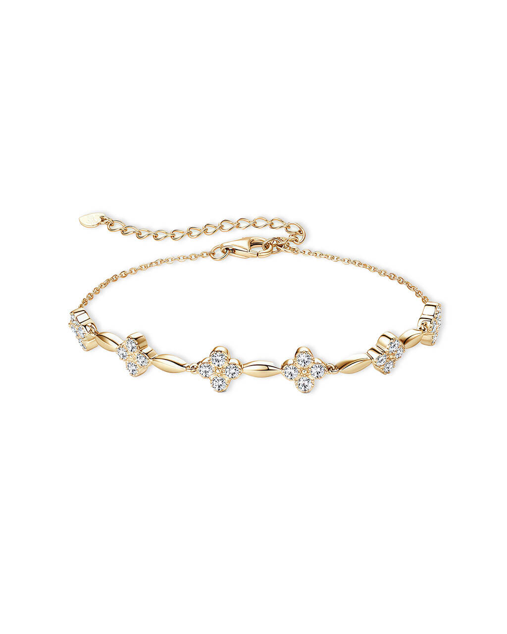 Lucky Charm – Clover&Leaf Bracelet-Opreshyne