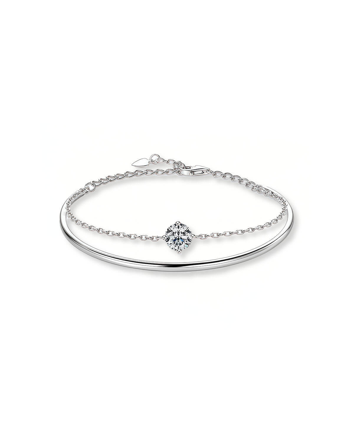 Eternal Bond – Double Layer Diamond Bracelet