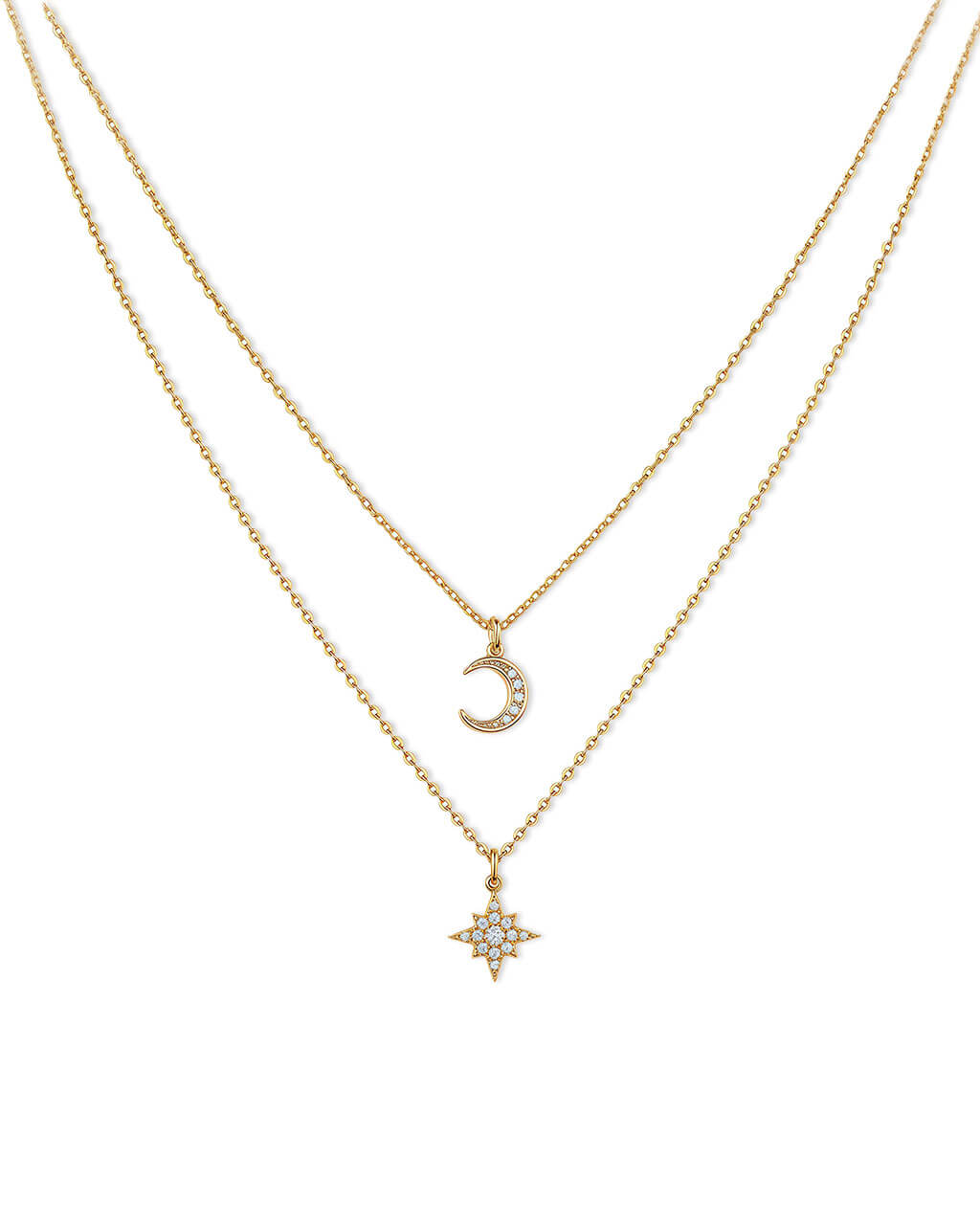 Lunar Eclipse-Double Layer Necklace-Opreshyne