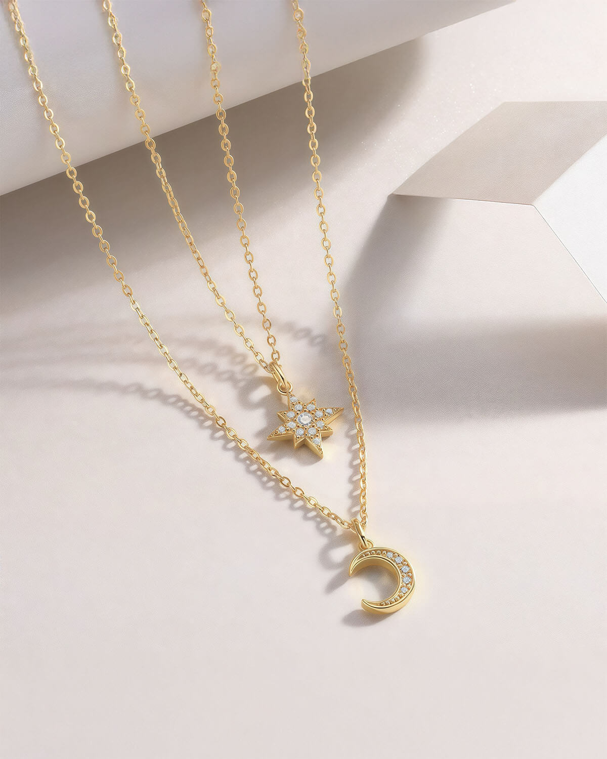 Lunar Eclipse-Double Layer Necklace-Opreshyne