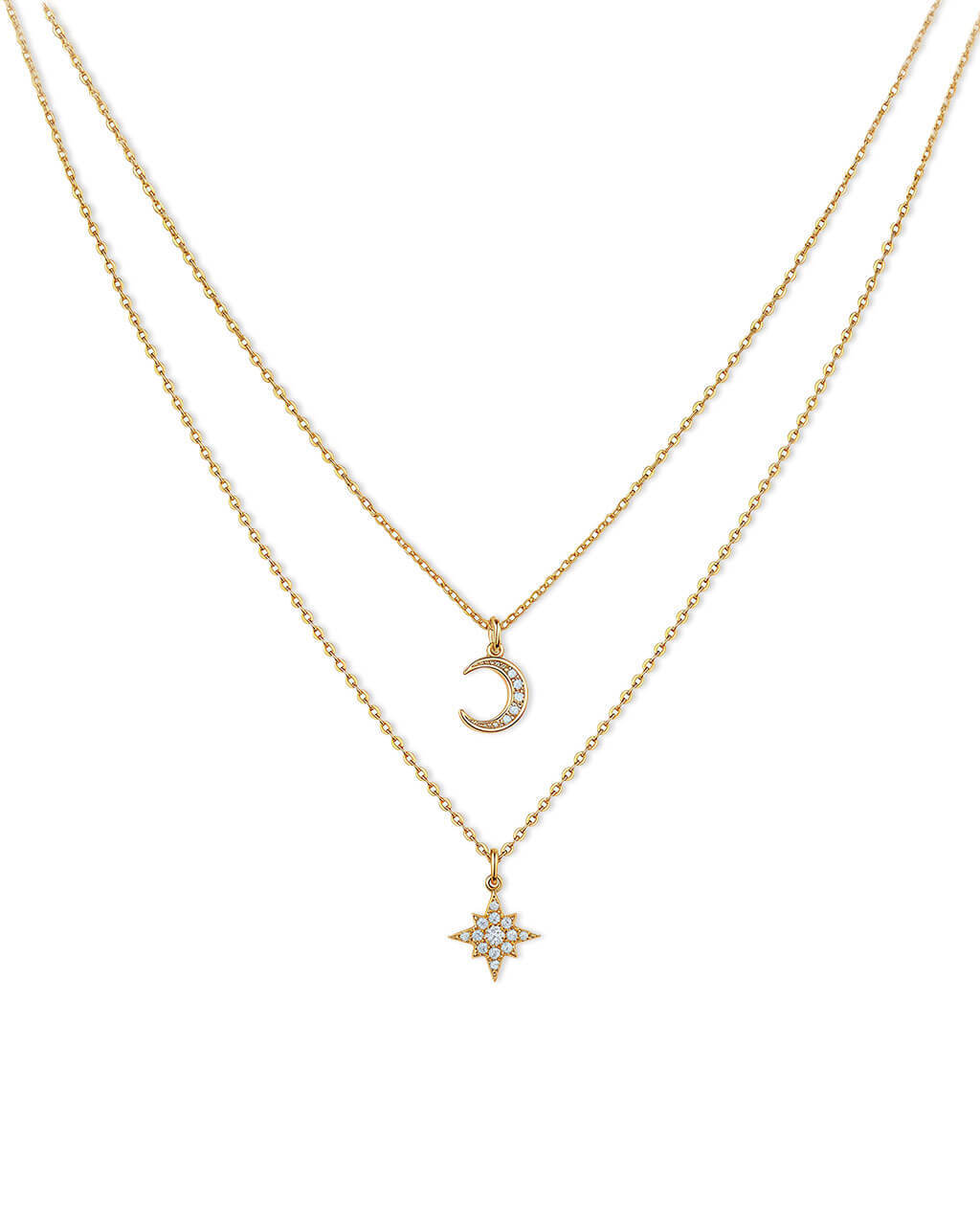 Lunar Eclipse-Double Layer Necklace-Opreshyne