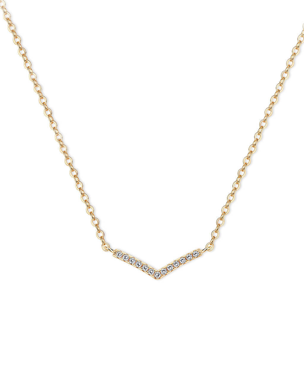 Vera Vibe – V Shaped Necklace-Opreshyne