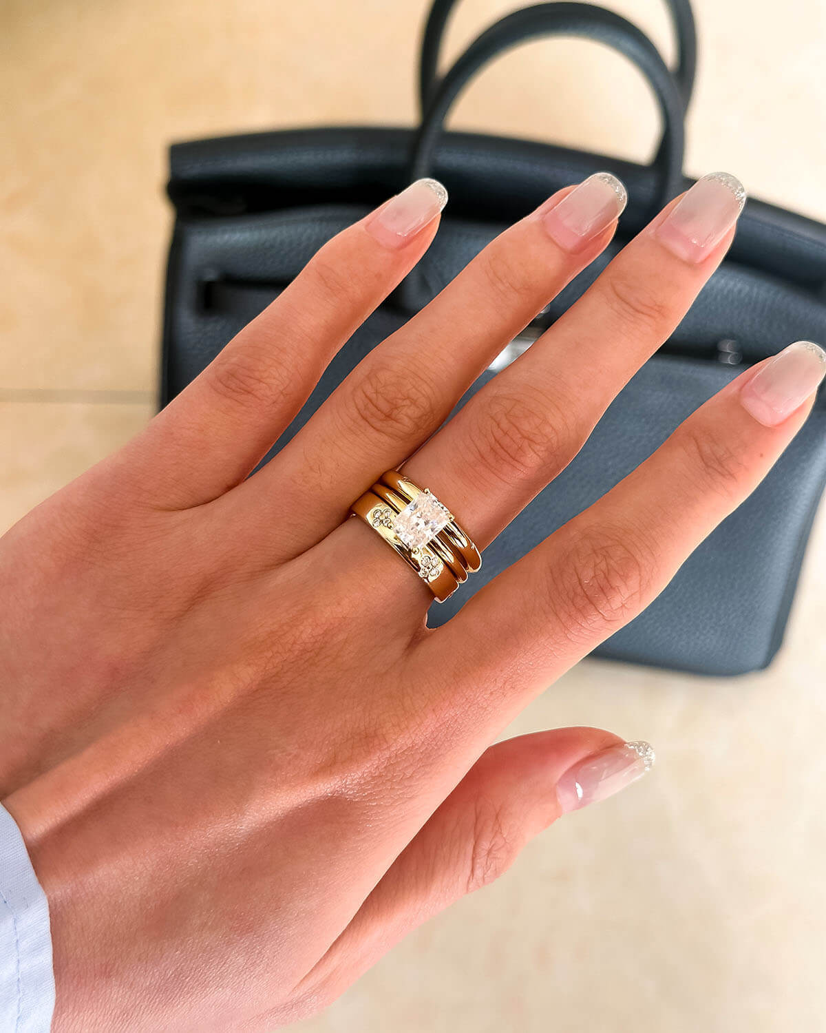 Eternal Clarity – 3ct Emerald Cut Diamond Ring