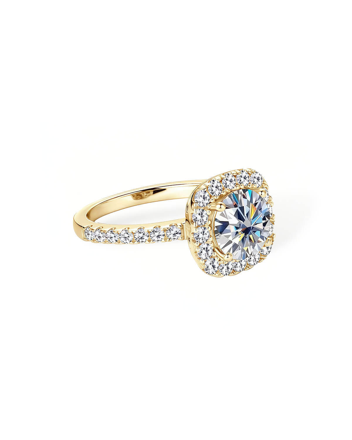 Eternal Spark - 2ct Halo Diamond Ring