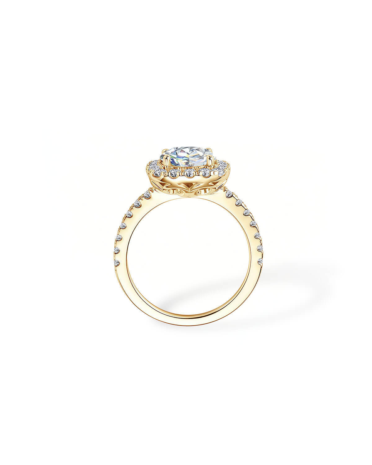 Eternal Spark - 2ct Halo Diamond Ring