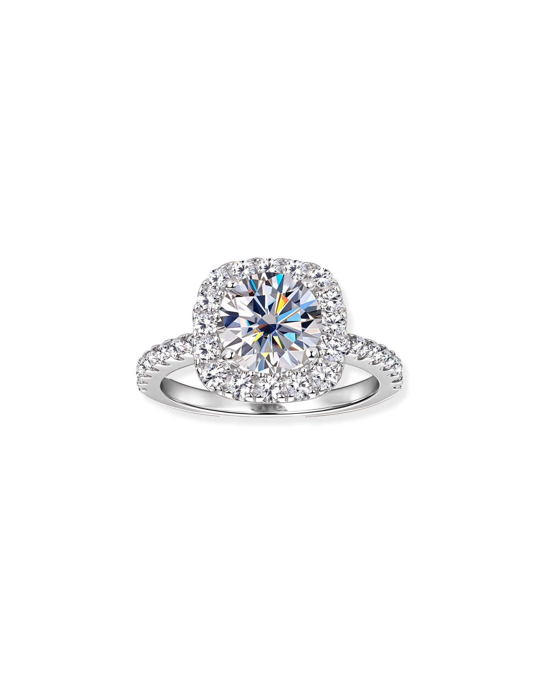 Eternal Spark - 2ct Halo Diamond Ring