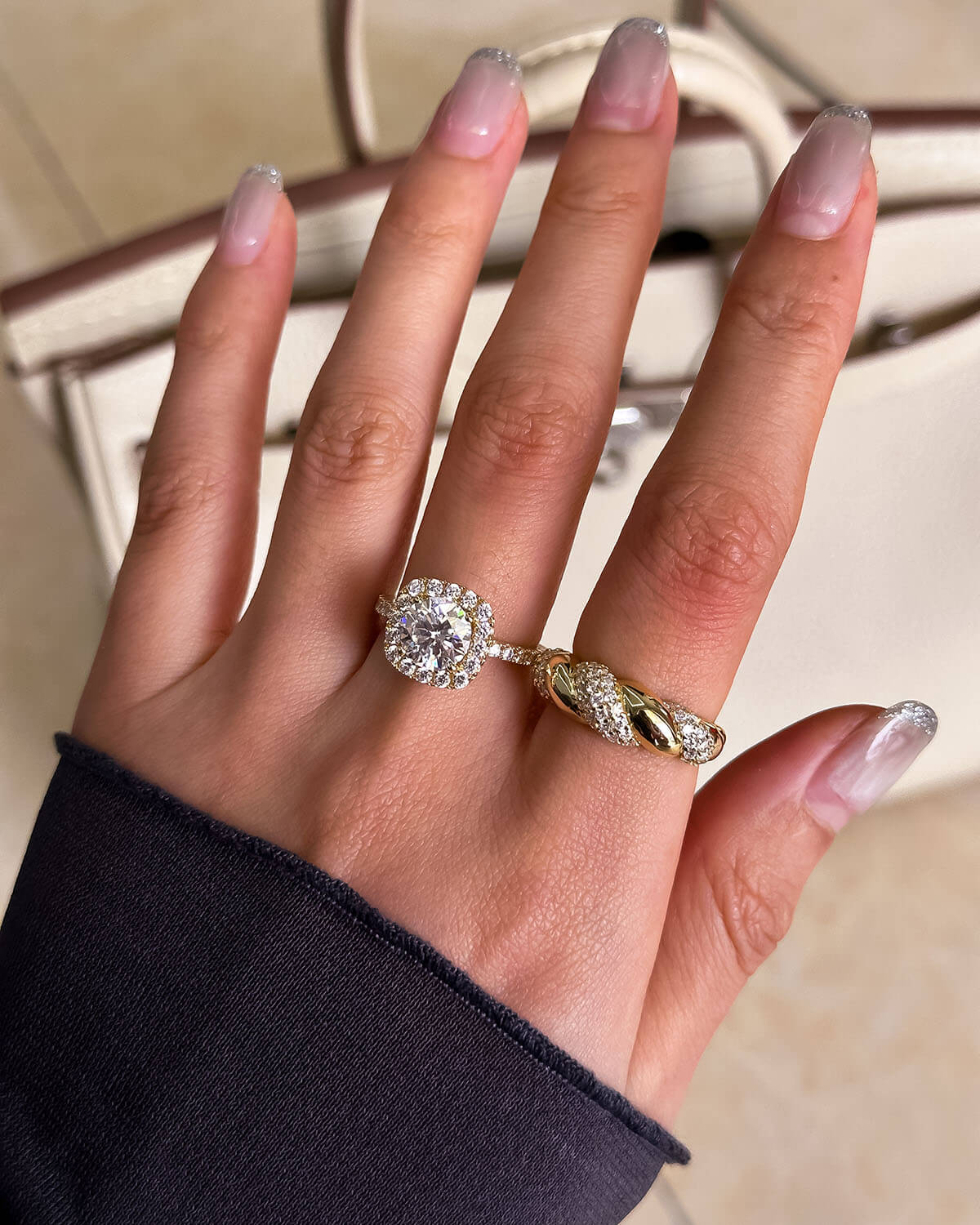 Eternal Spark - 2ct Halo Diamond Ring