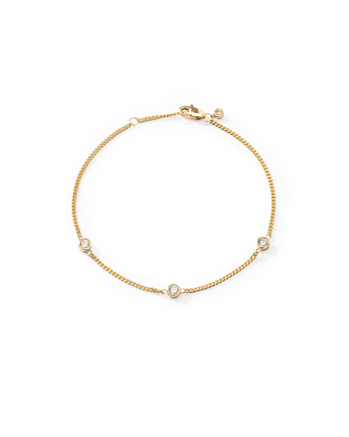 Lumi Bezel Diamond Bracelet