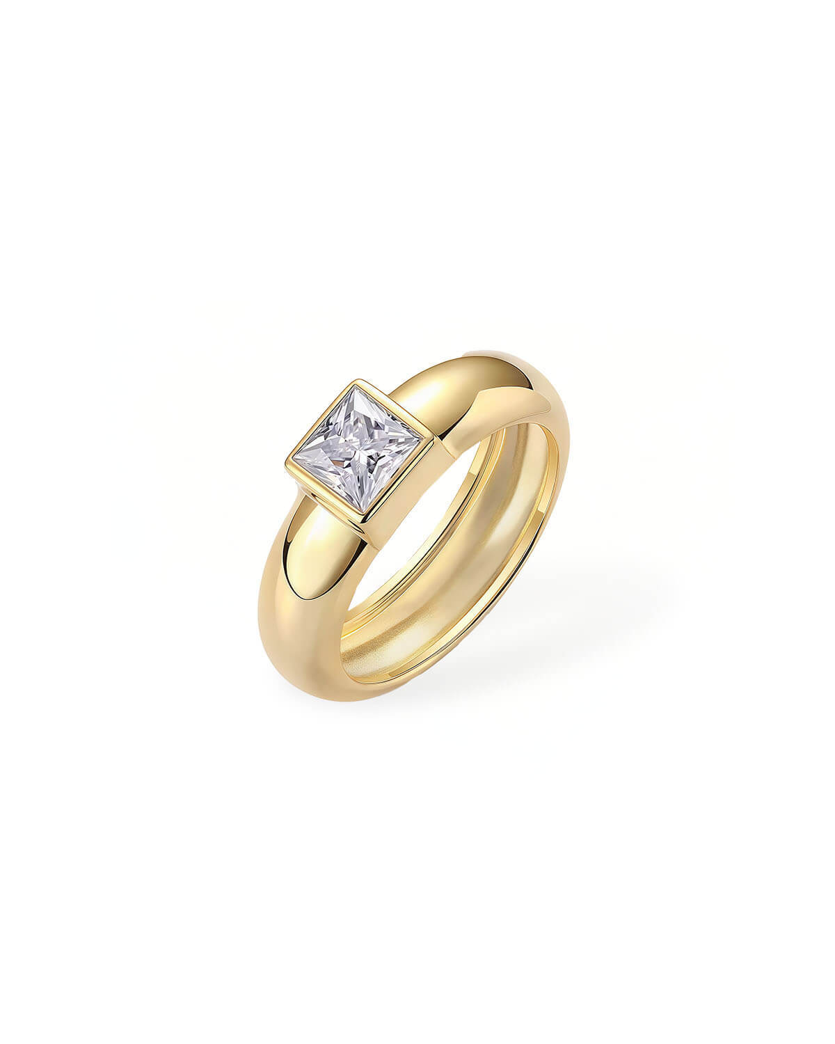 Bold Grace – Princess Cut Diamond Ring