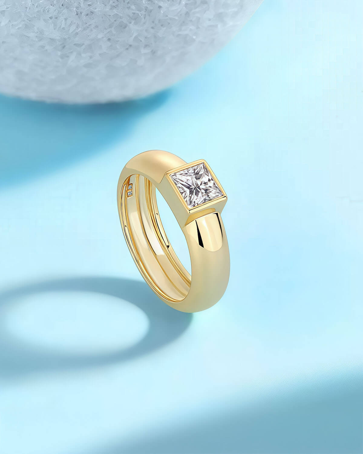 Bold Grace – Princess Cut Diamond Ring