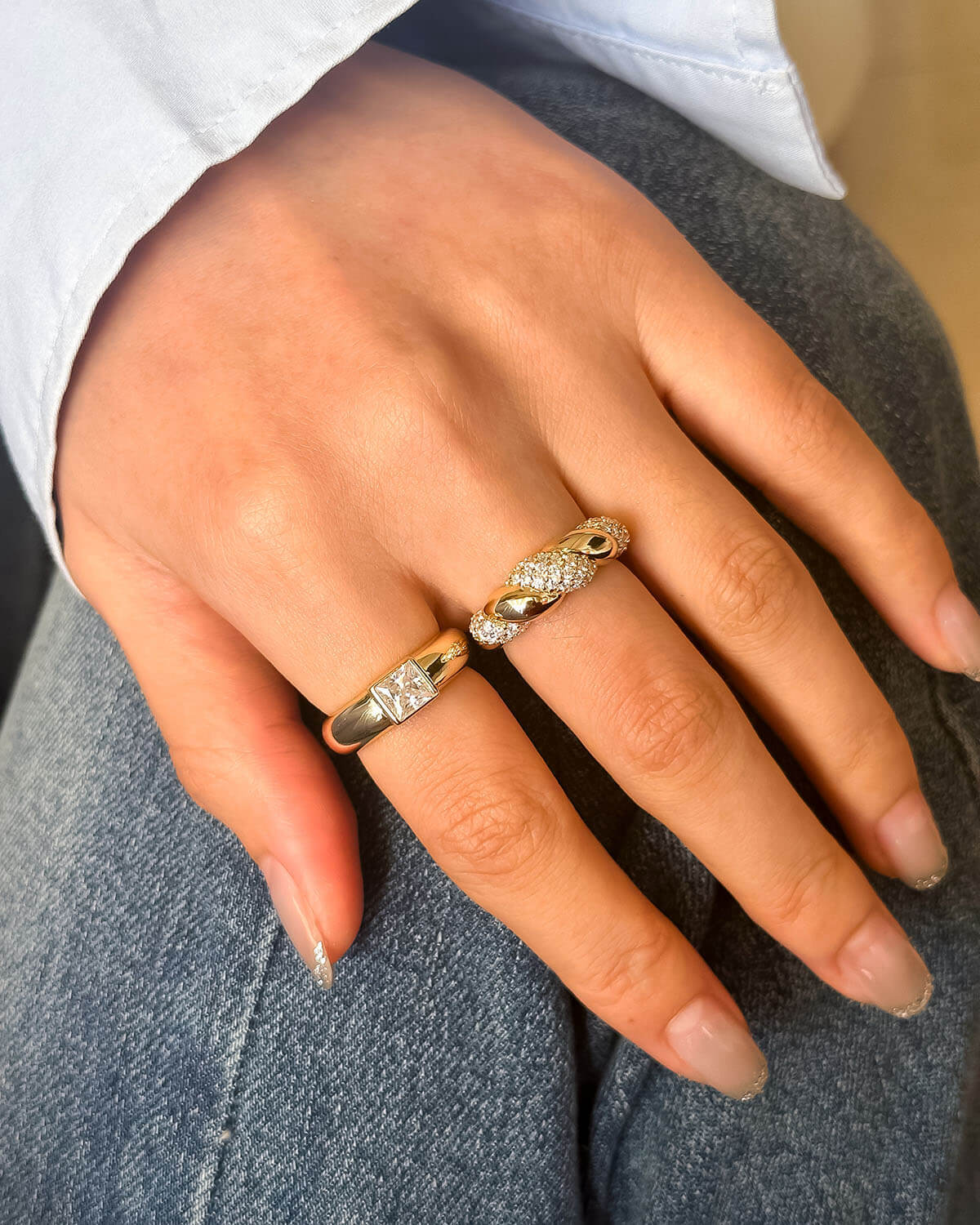 Bold Grace – Princess Cut Diamond Ring