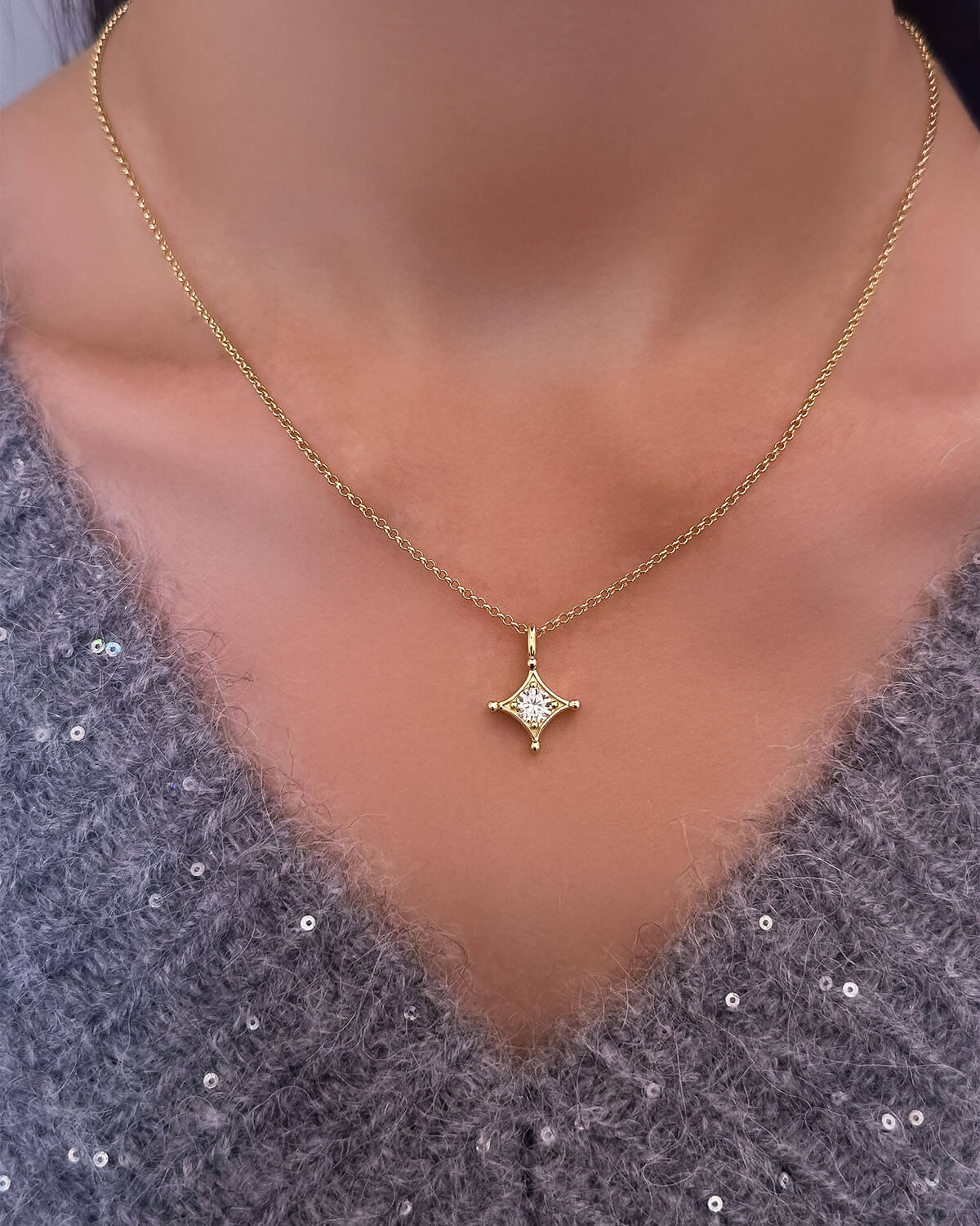 Constellation Vertex - Star Necklace-Opreshyne