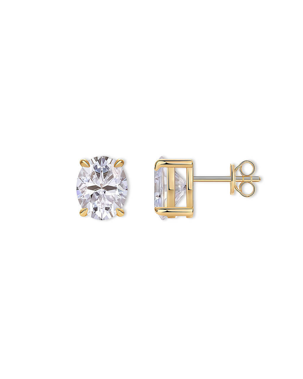 Solo Ignite - Oval Solitaire Studs-Opreshyne
