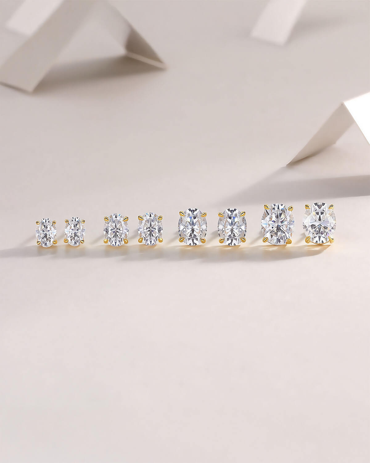 Solo Ignite - Oval Solitaire Studs-Opreshyne