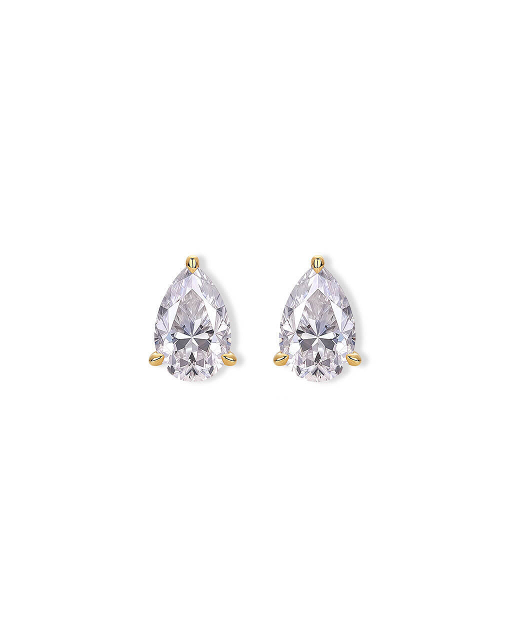 Tear Galaxy - 2ct Stud Earrings-Opreshyne