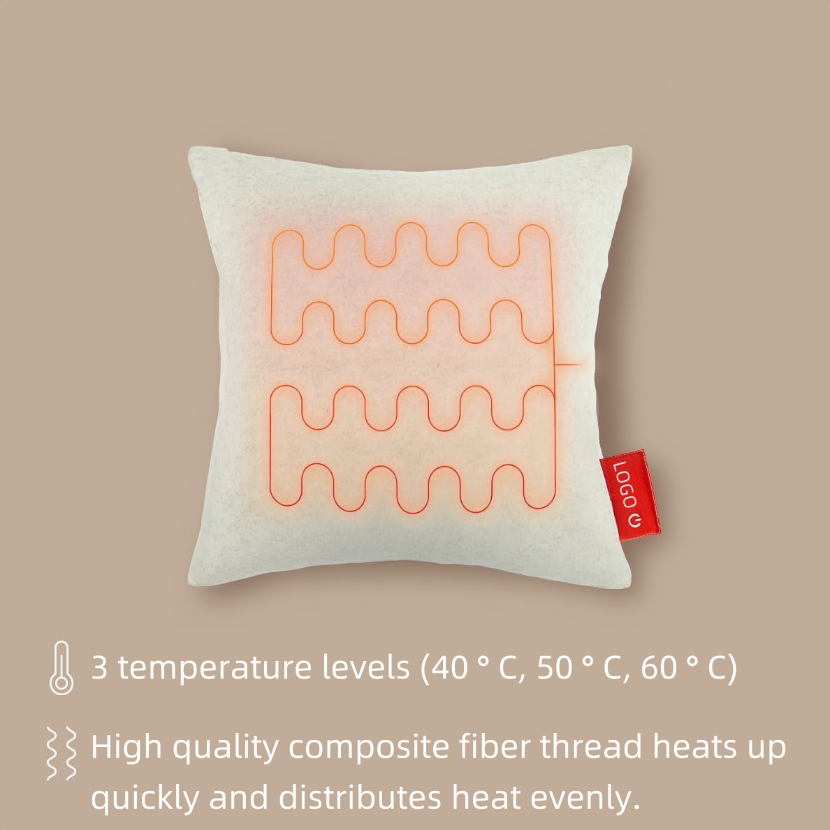 Knitted Heating Pillow-P01