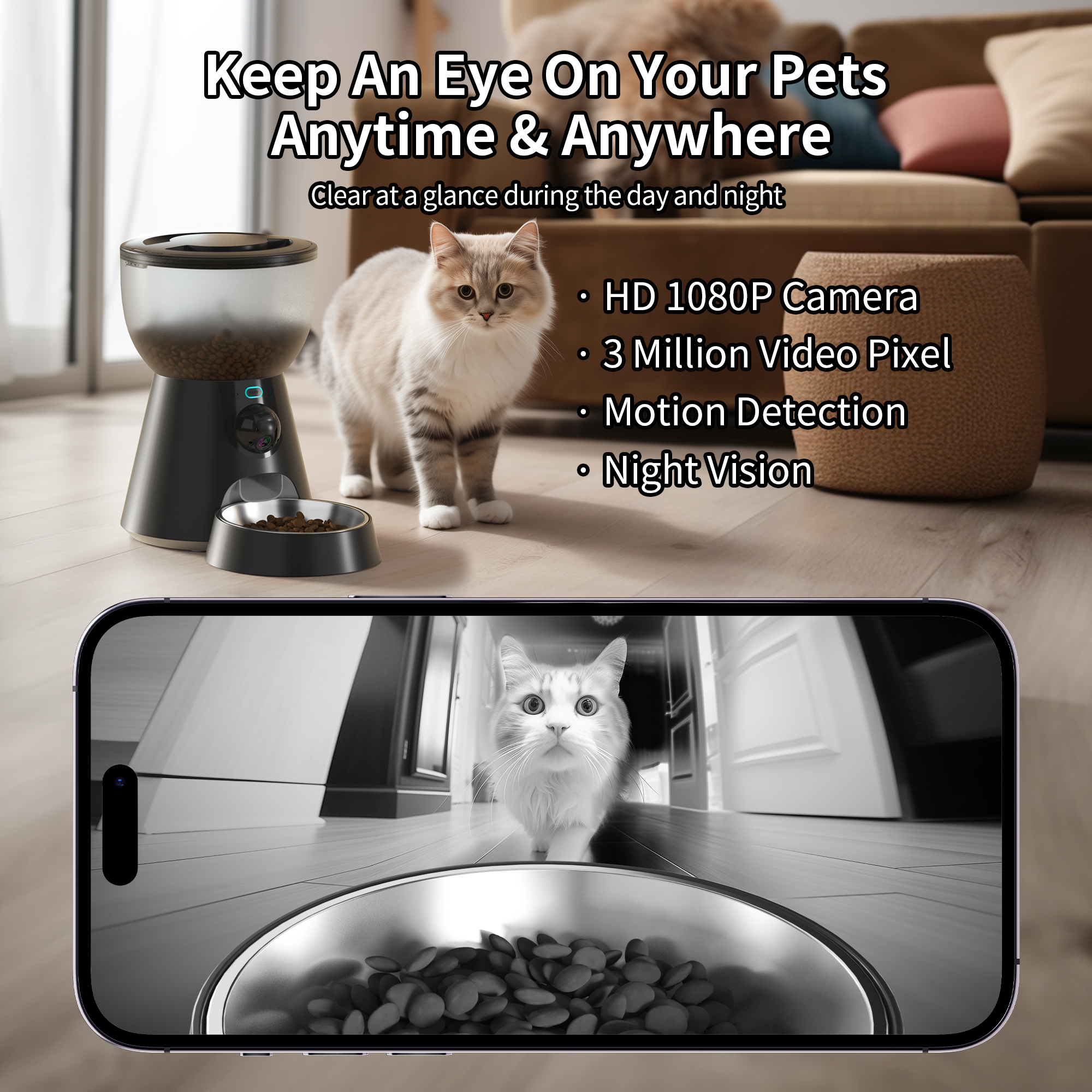 Automatic Pet Feeder-F17C