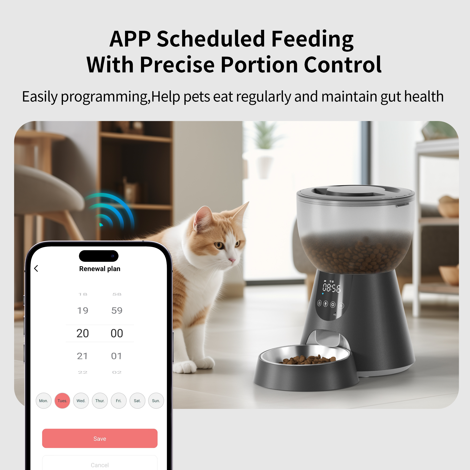 Automatic Pet Feeder-F17C