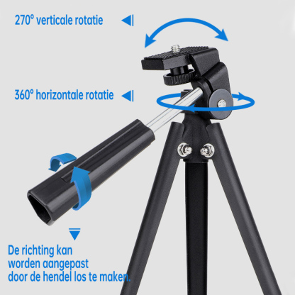 Telescoopstatief (30 cm, universeel inzetbaar)