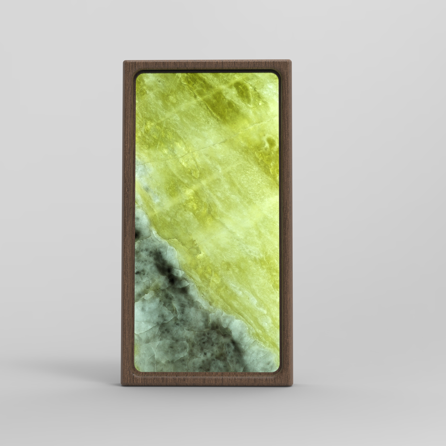 Morning Mist_ InDims Studio Stone Texture Wooden Night Light | Natural Material Creative Lighting • Stone-Wood dish tray | Modern Minimalist Design for Home Living