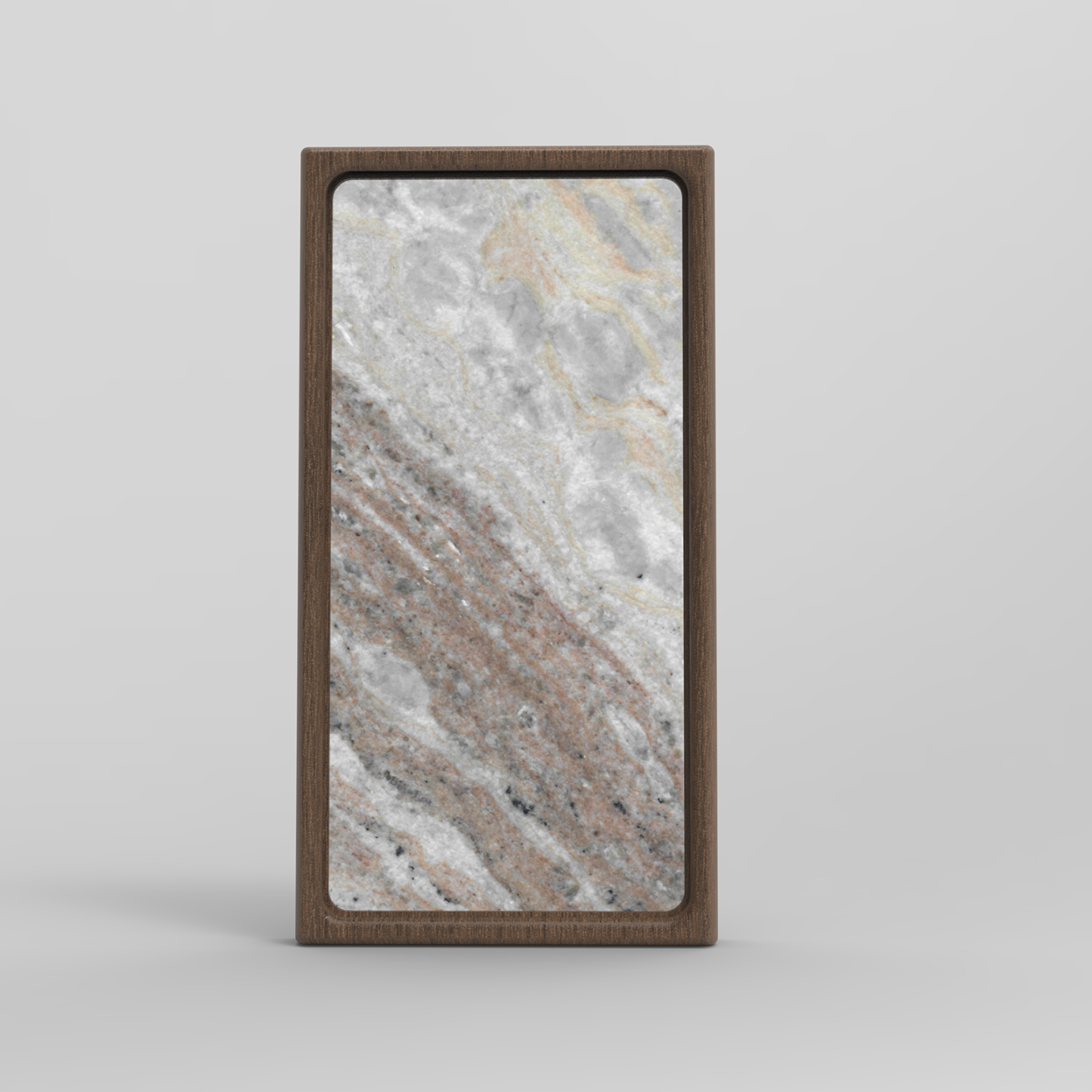 Dawn Vein White_ InDims Studio Stone Texture Wooden Night Light | Natural Material Creative Lighting • Stone-Wood dish tray | Modern Minimalist Design for Home Living