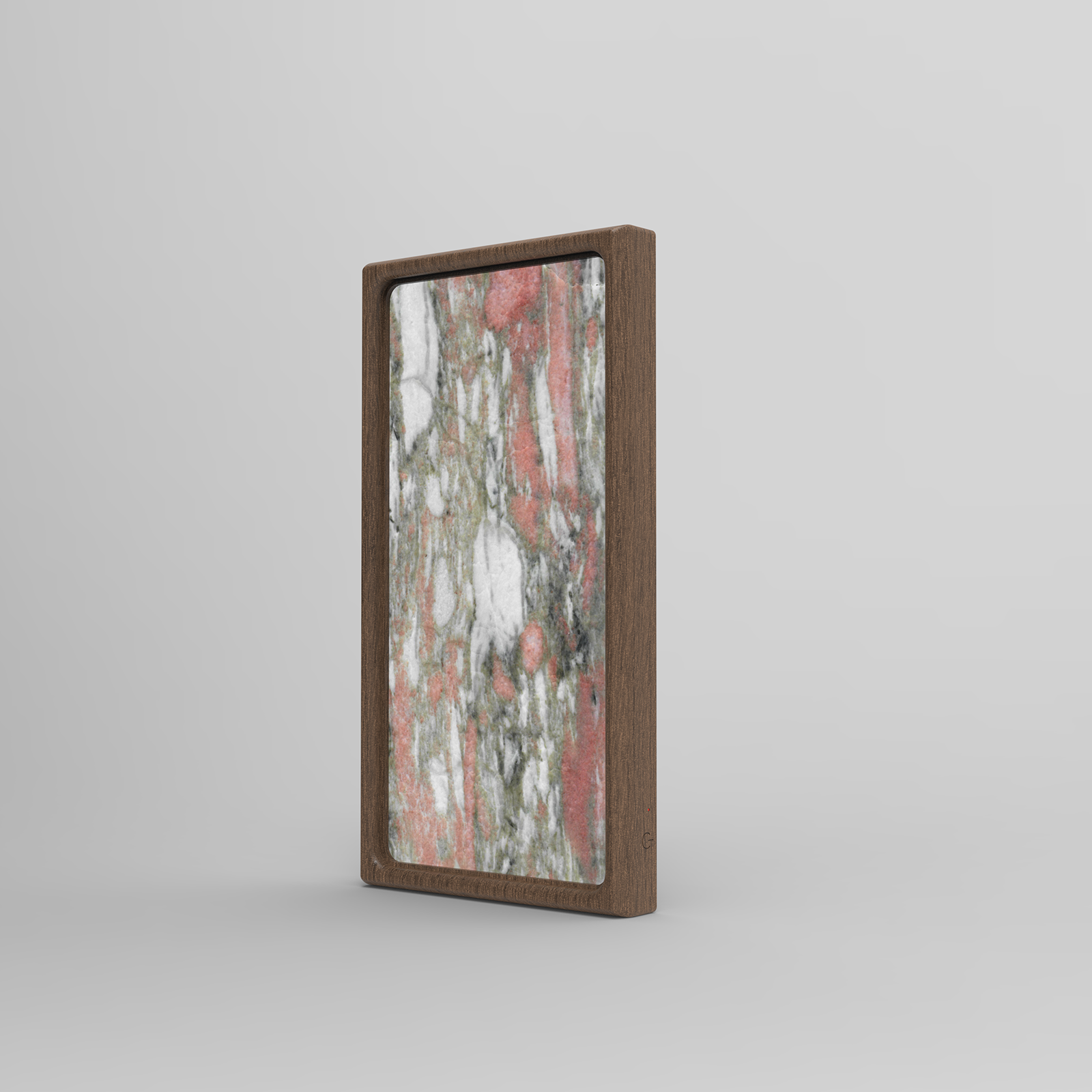 Norwegian Red_ InDims Studio Stone Texture Wooden Night Light | Natural Material Creative Lighting • Stone-Wood dish tray | Modern Minimalist Design for Home Living-InDims Studio