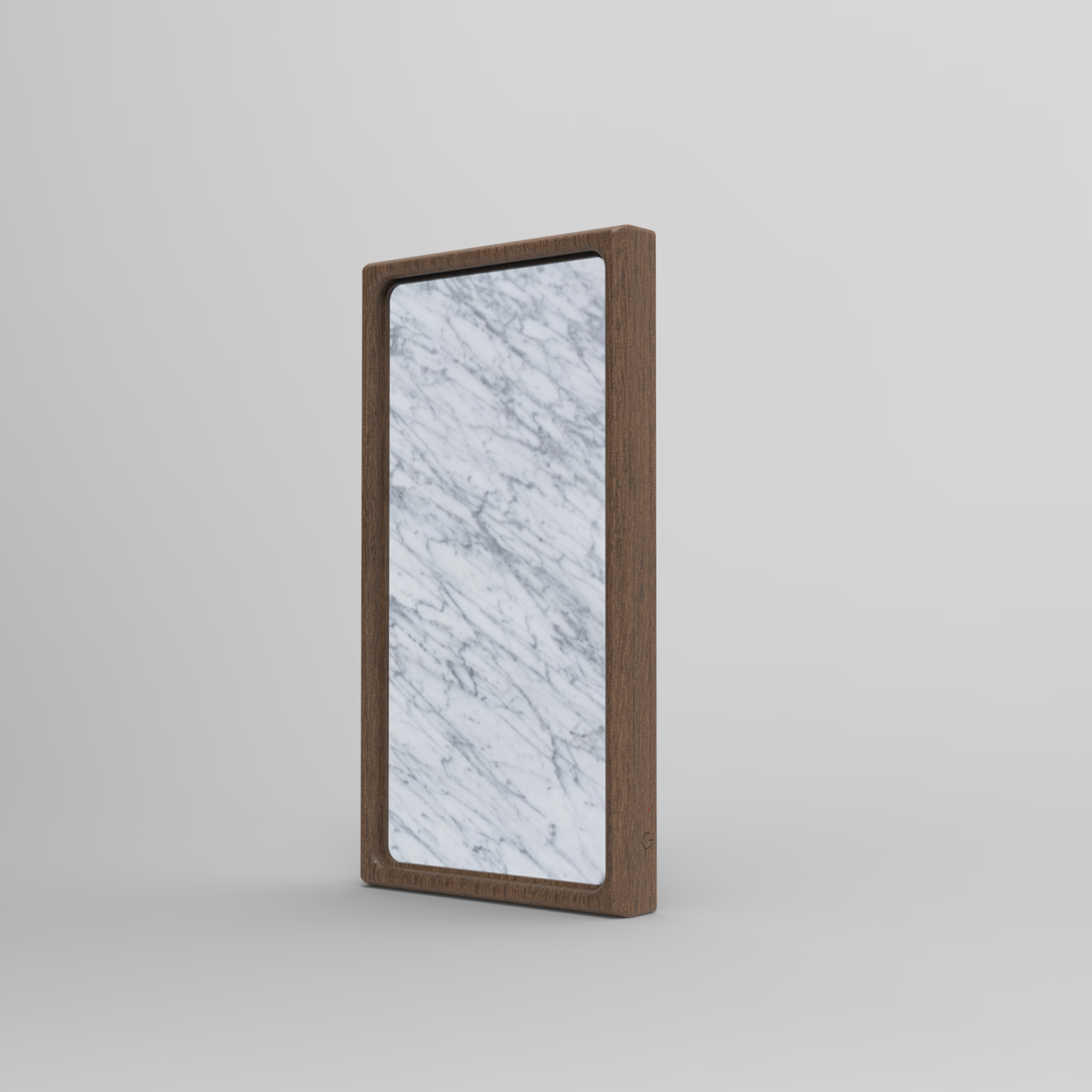 Carrara White _ InDims Studio Stone Texture Wooden Night Light | Natural Material Creative Lighting • Stone-Wood dish tray | Modern Minimalist Design for Home Living-InDims Studio