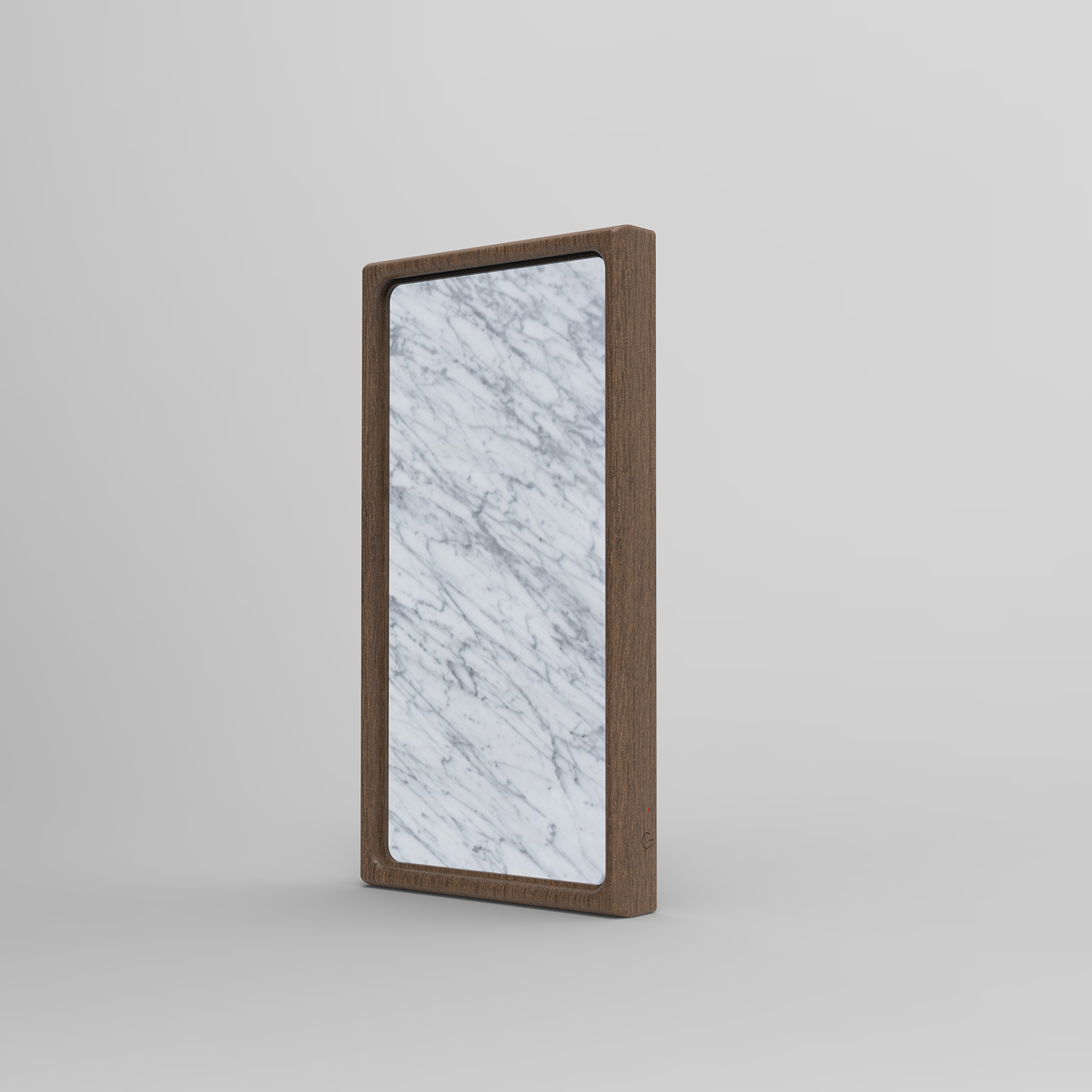 Carrara White _ InDims Studio Stone Texture Wooden Night Light | Natural Material Creative Lighting • Stone-Wood dish tray | Modern Minimalist Design for Home Living-InDims Studio