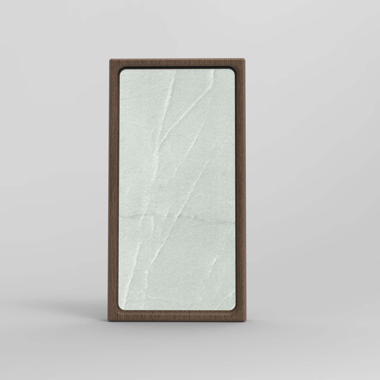 Frosted Jade White_ InDims Studio Stone Texture Wooden Night Light | Natural Material Creative Lighting • Stone-Wood dish tray | Modern Minimalist Design for Home Living-InDims Studio