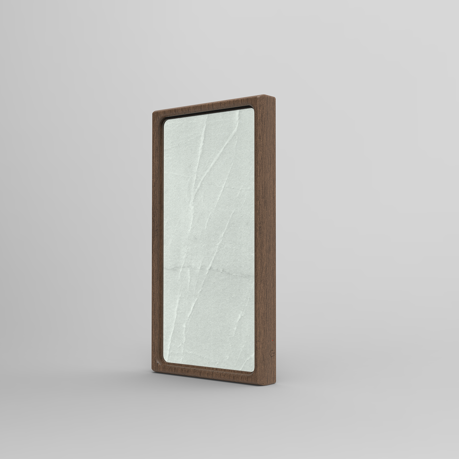 Frosted Jade White_ InDims Studio Stone Texture Wooden Night Light | Natural Material Creative Lighting • Stone-Wood dish tray | Modern Minimalist Design for Home Living-InDims Studio