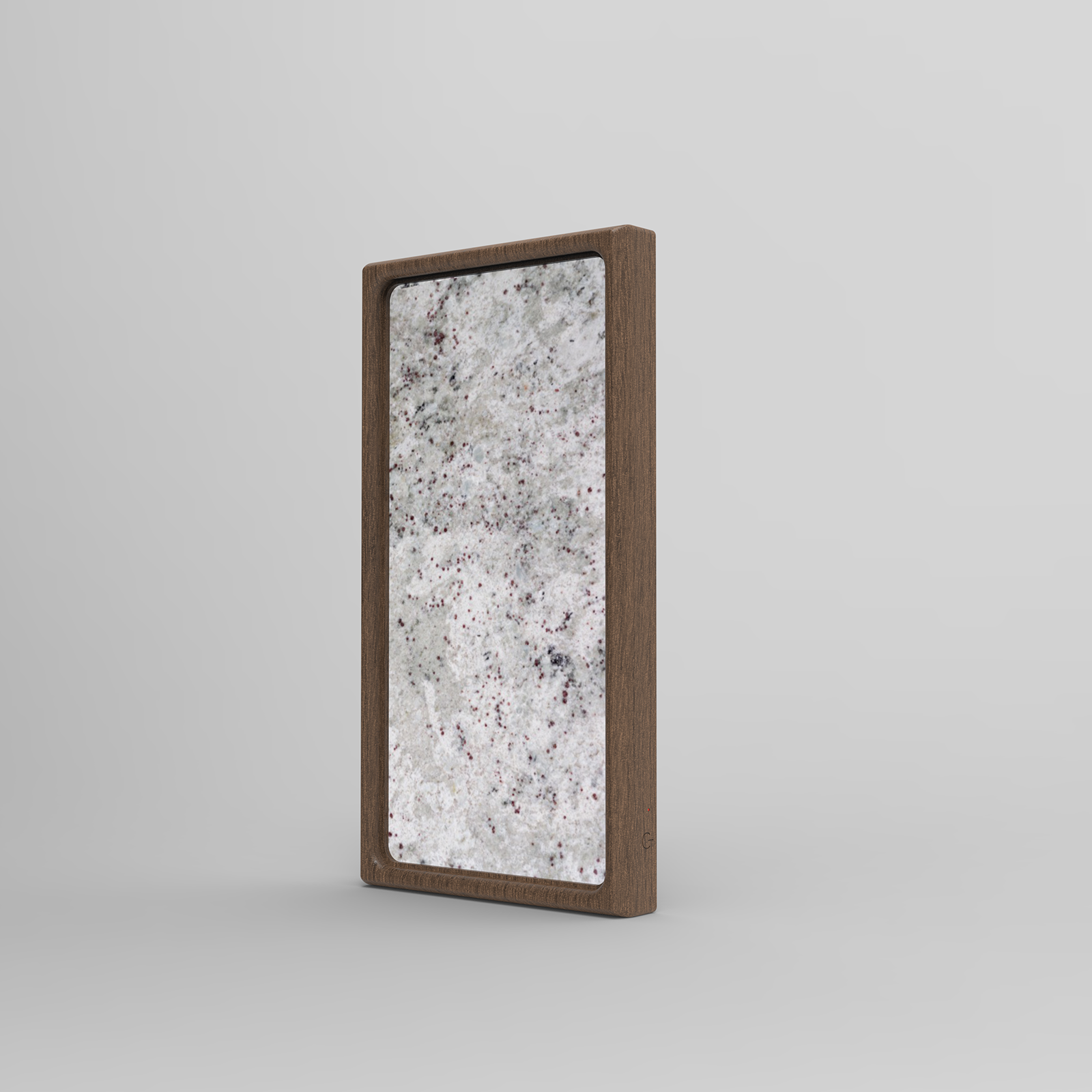 River White_ InDims Studio Stone Texture Wooden Night Light | Natural Material Creative Lighting • Stone-Wood dish tray | Modern Minimalist Design for Home Living-InDims Studio