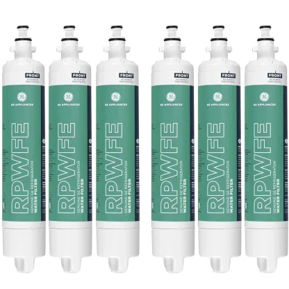 GE RPWFE Refrigerator Water Filter | RPWFE Water Filter | White