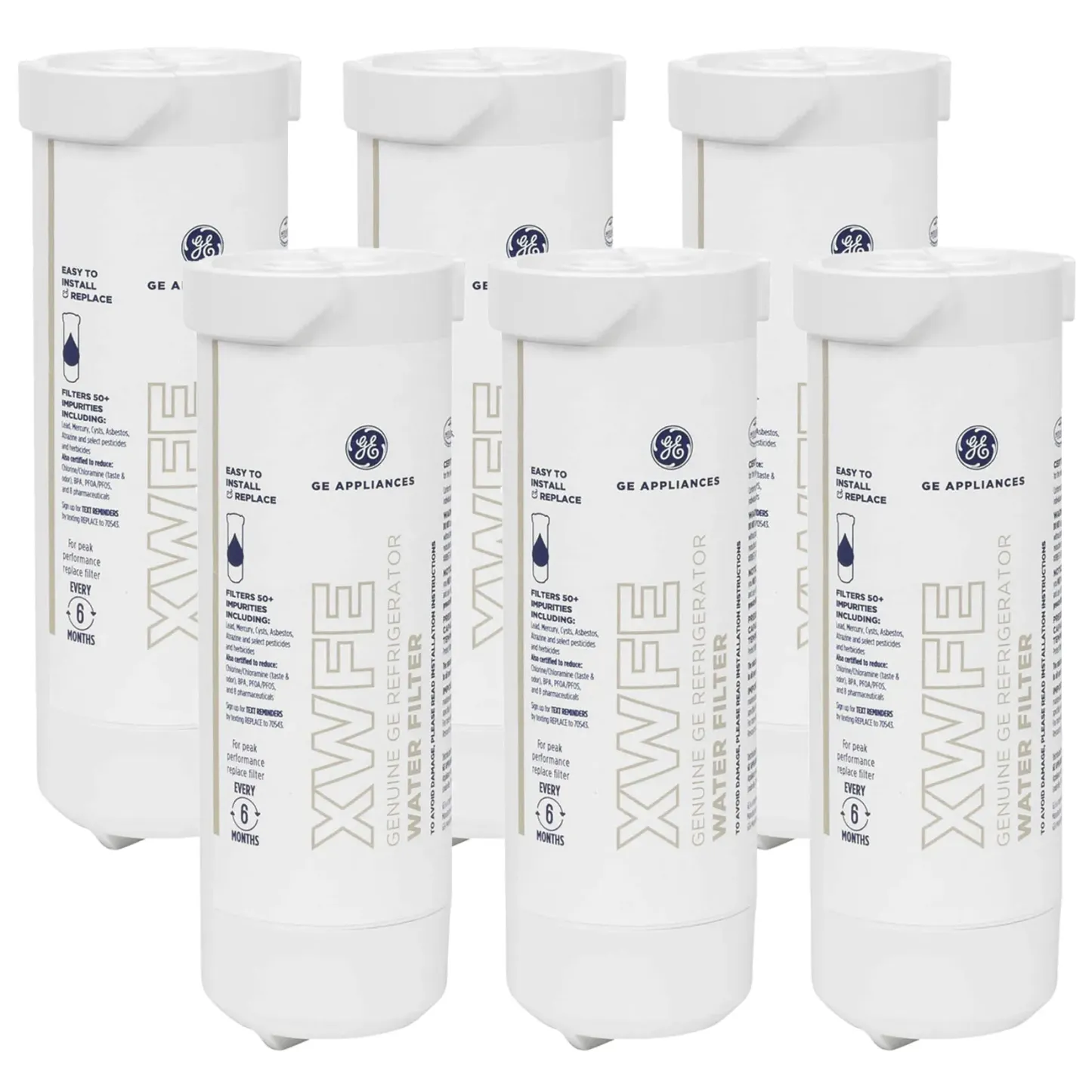 GE XWFE Refrigerator Water Filter | XWFE GE Water Filter | White