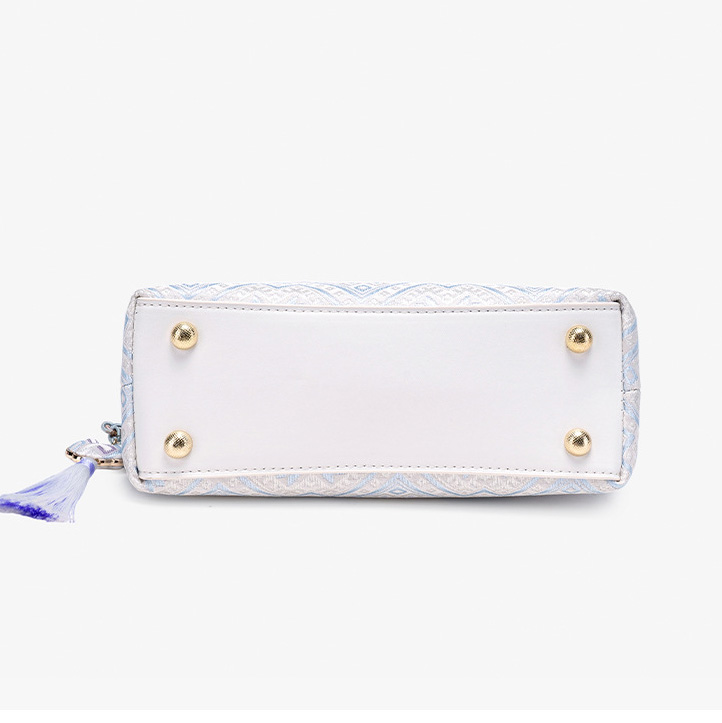 Cute Embroidery Small Size Handwoven Zhuang Pattern Modern Daily Crossbody Bag