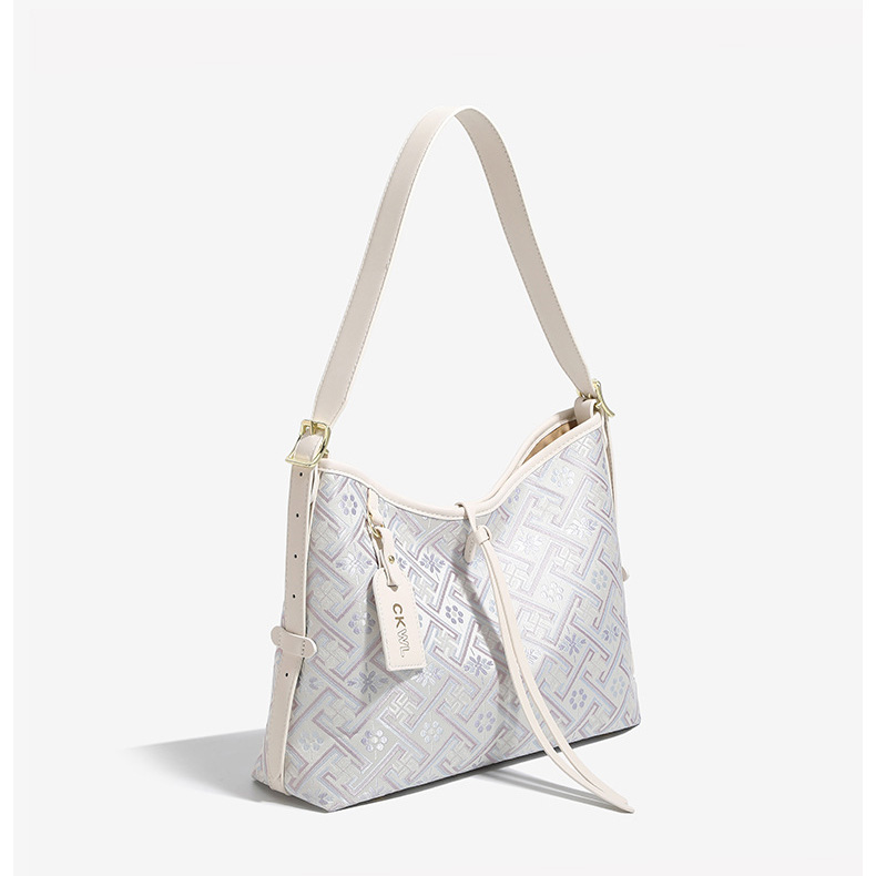 Fashion Embroidery Large Size Handmade Brocade Patter Shoulder Bag