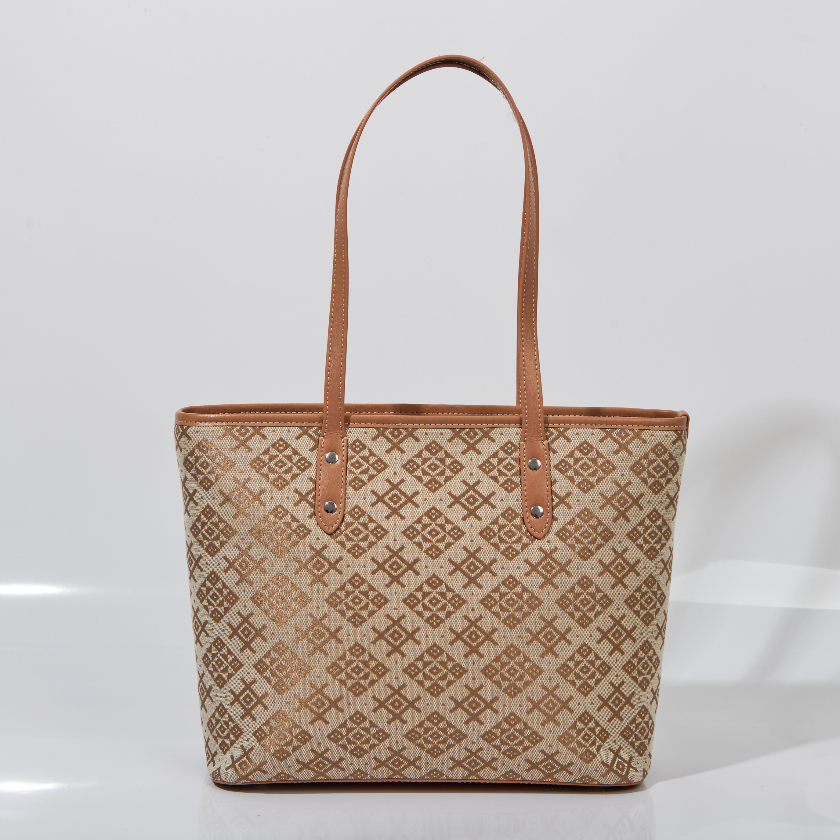 2 in 1 Embroidery Large Capacity Handmade Brocade Pattern Vintage Daily Tote Bag
