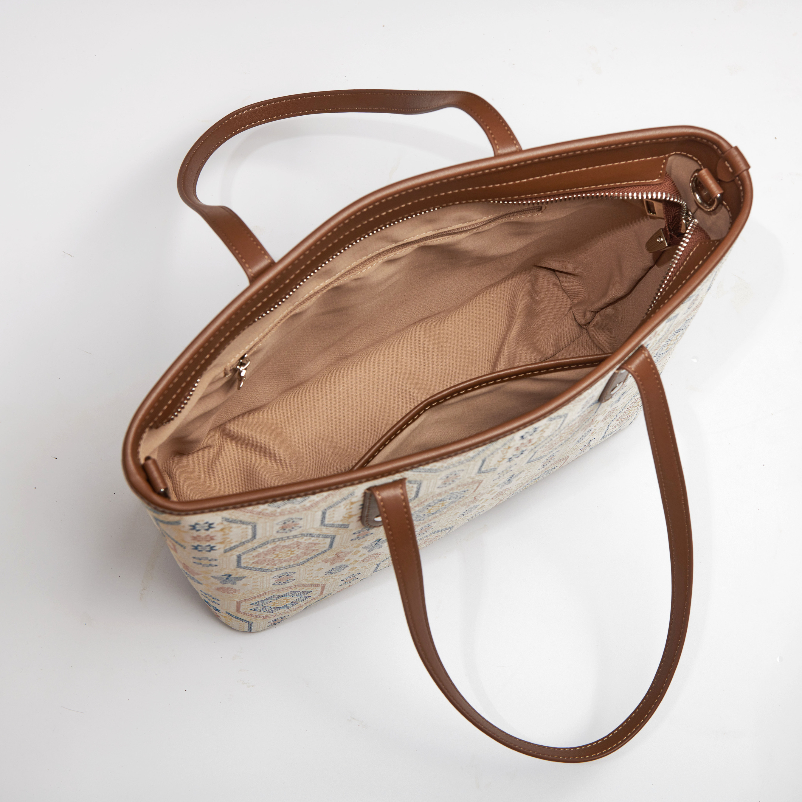 Boho Embroidery Large Size Handmade Brocade Pattern Daily Tote Bag