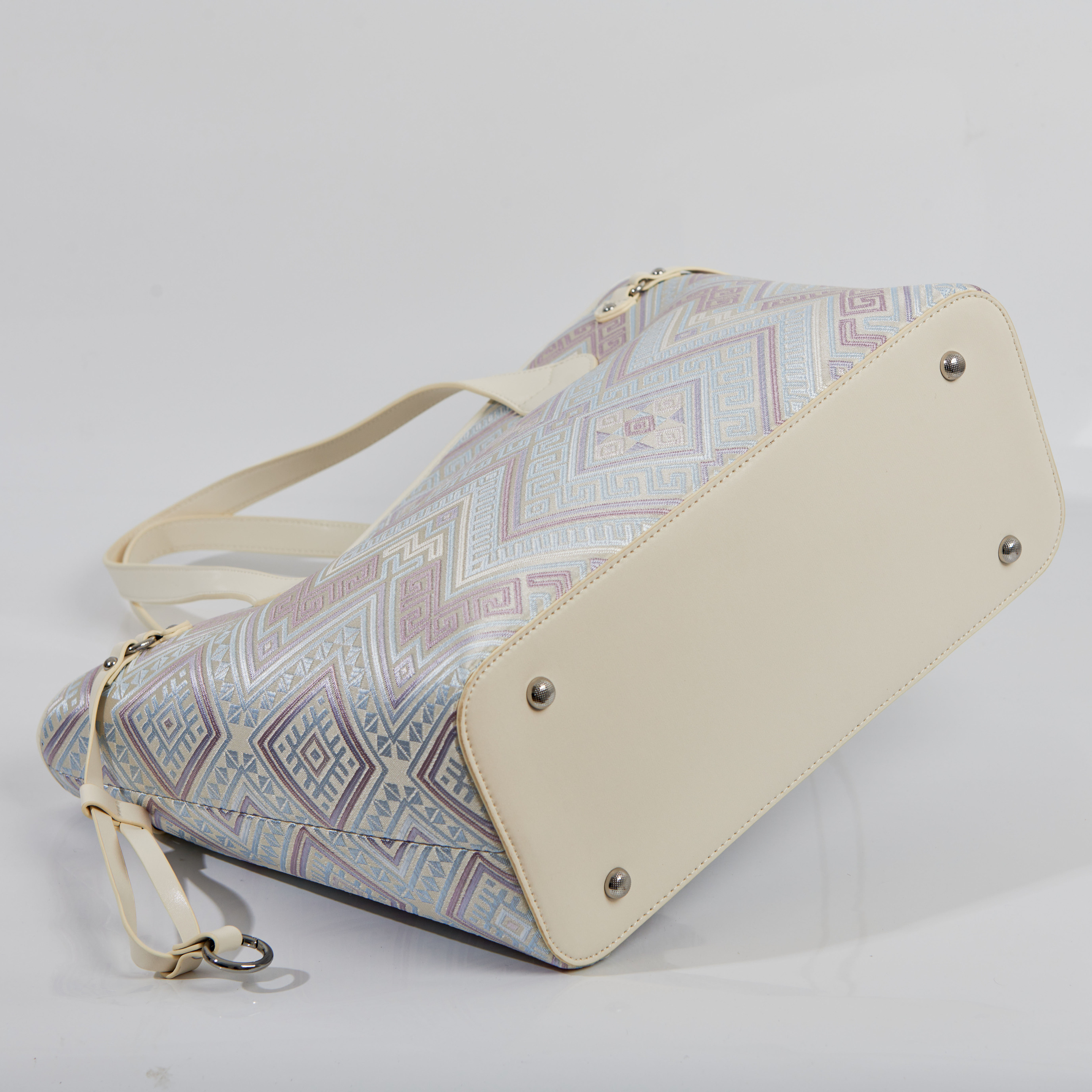 Daily Work Boho Chic Embroidery Large Size Handmade Brocade Pattern Tote Bag