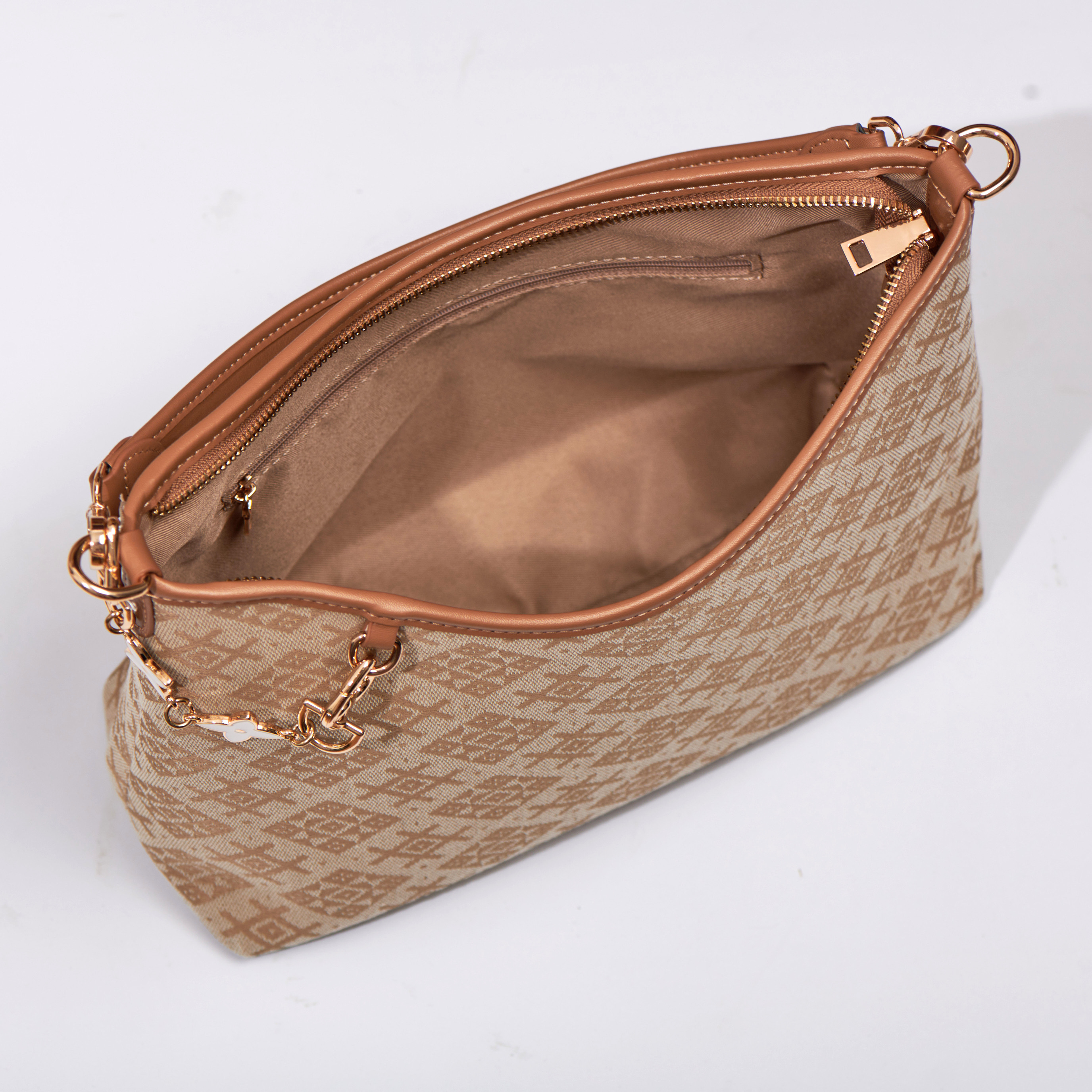 Classical Ancient Embroidery Medium Size Handmade Brocade Patter Shoulder Bag