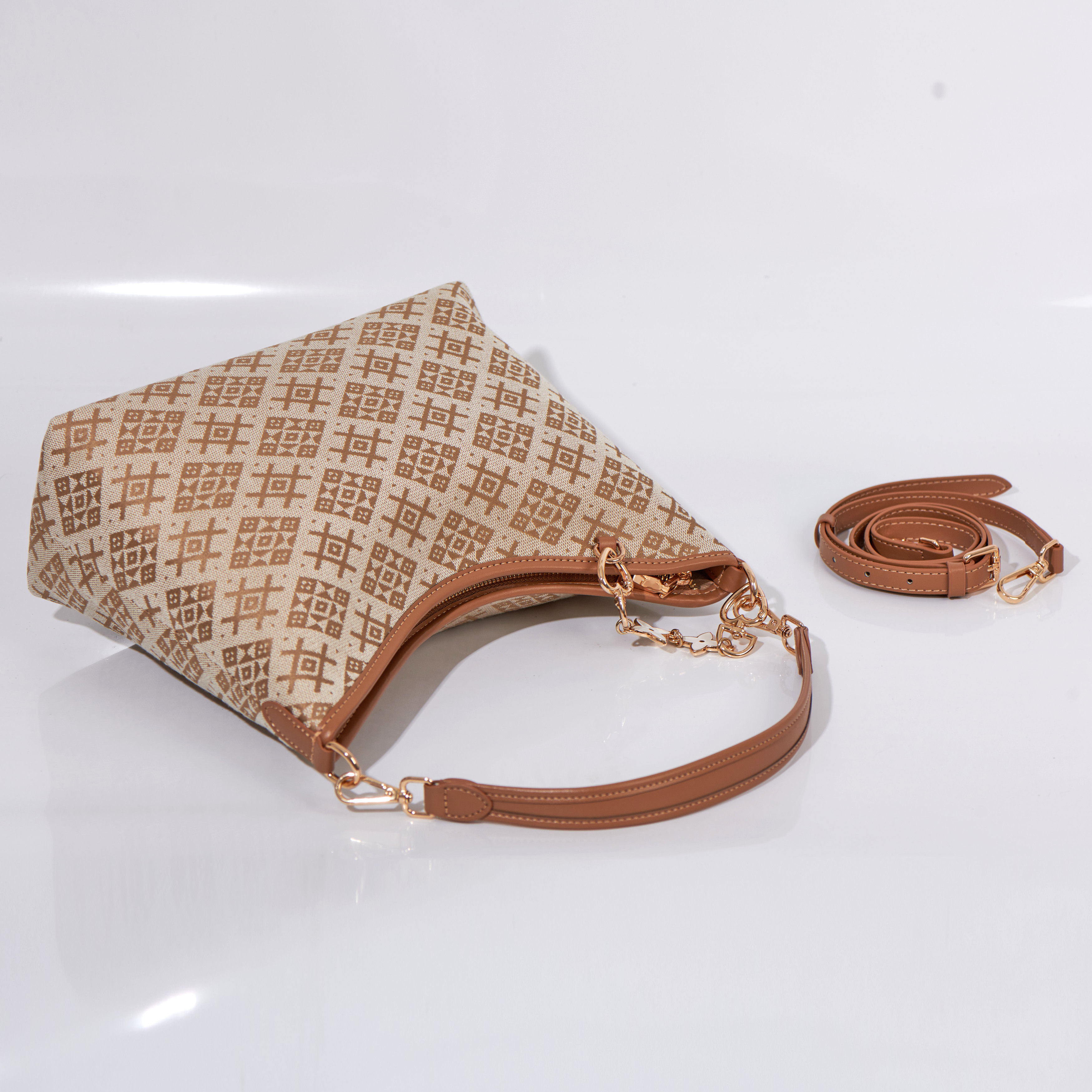 Classical Ancient Embroidery Medium Size Handmade Brocade Patter Shoulder Bag