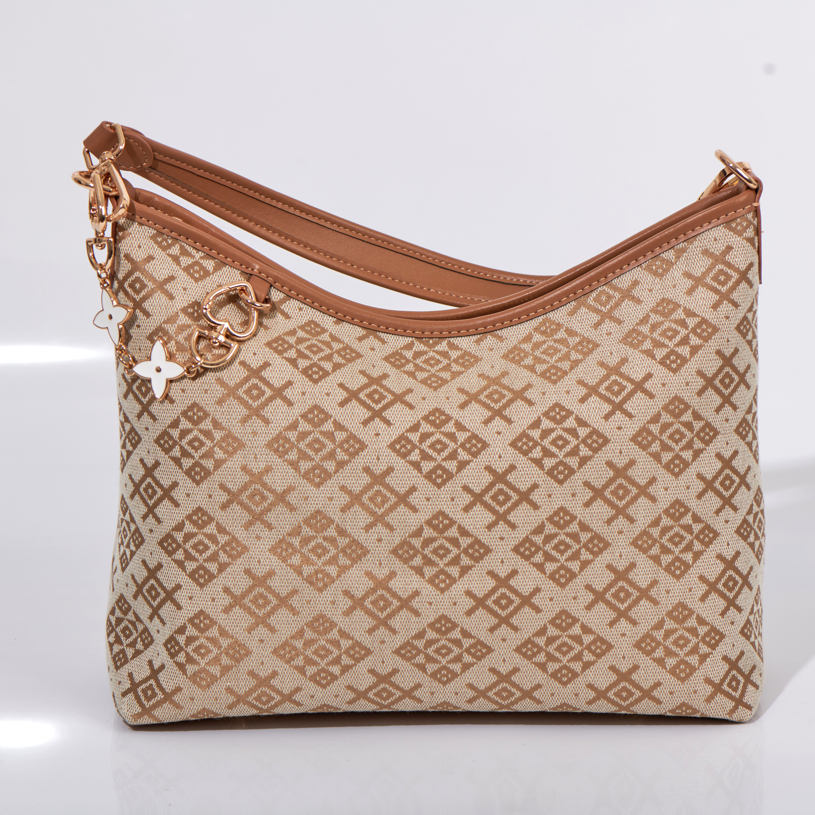 Classical Ancient Embroidery Medium Size Handmade Brocade Patter Shoulder Bag