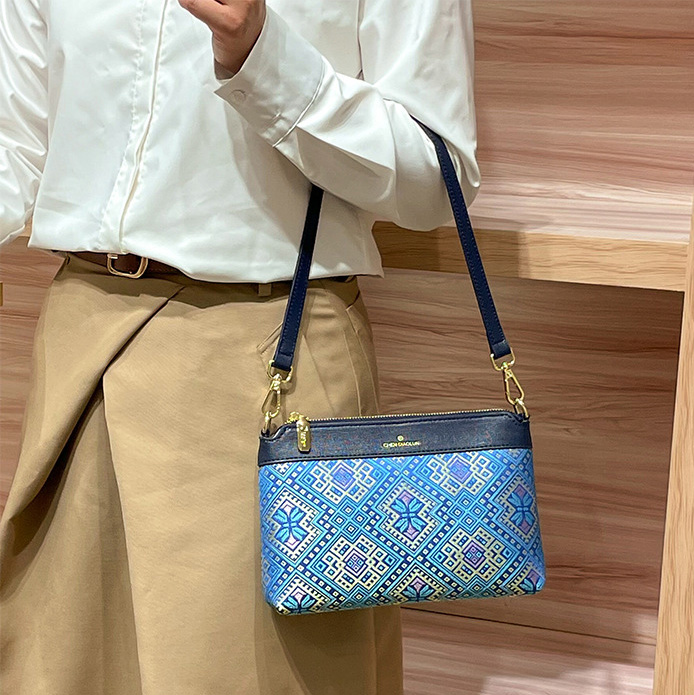 Mini Size Boho Embroidery Handmade Brocade Patter Shoulder Bag