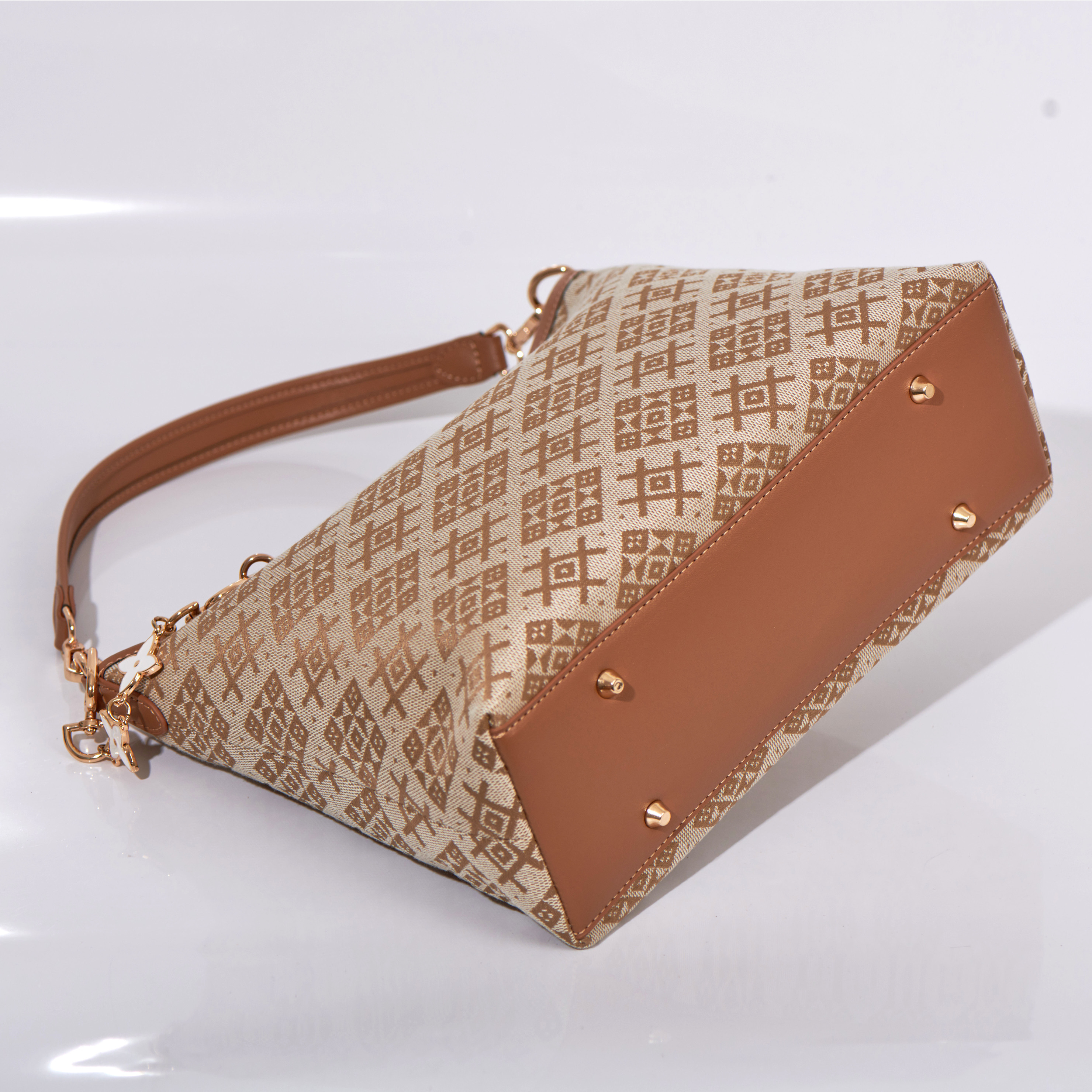 Classical Ancient Embroidery Medium Size Handmade Brocade Patter Shoulder Bag