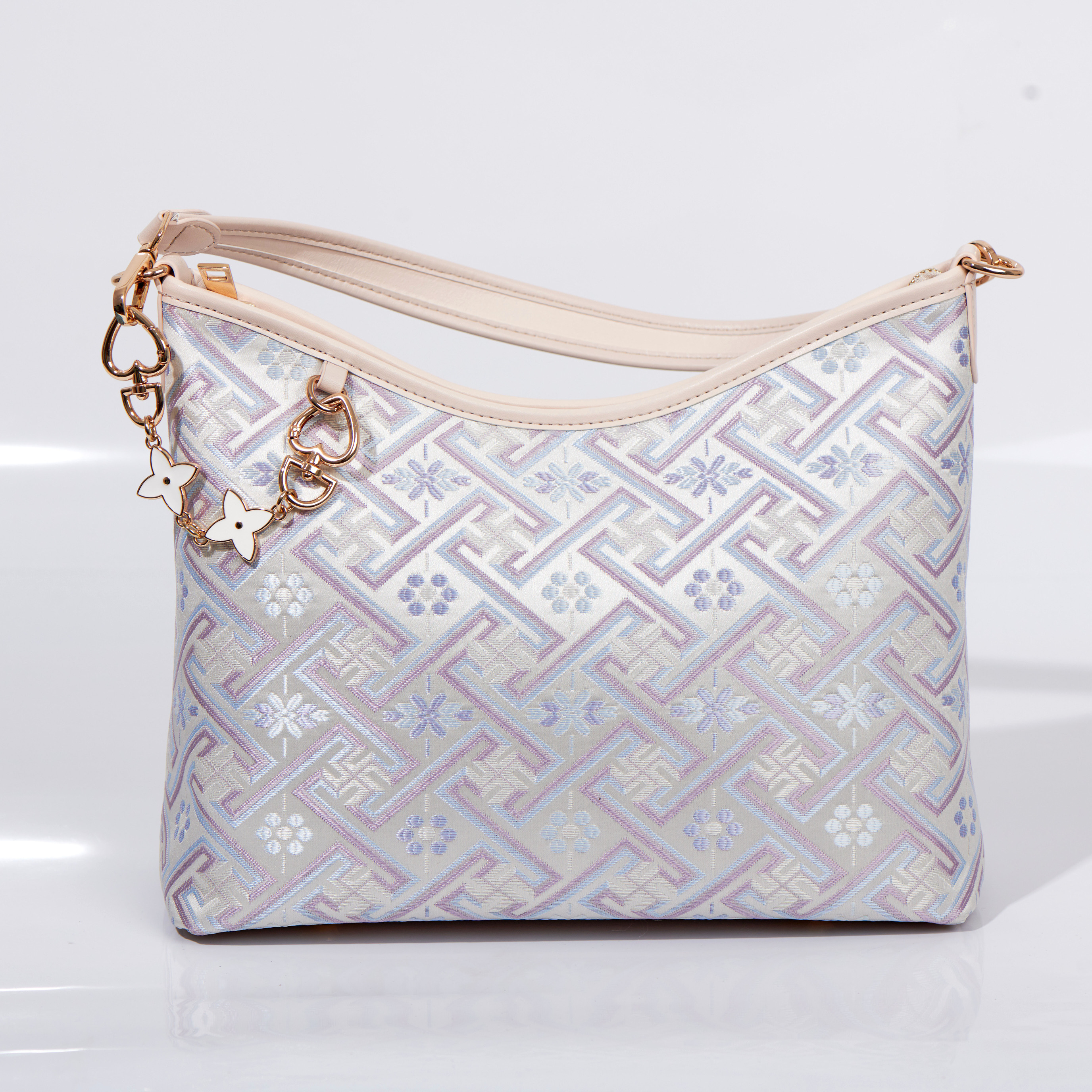 Fashion Ancient Embroidery Medium Size Handmade Brocade Patter Shoulder Bag