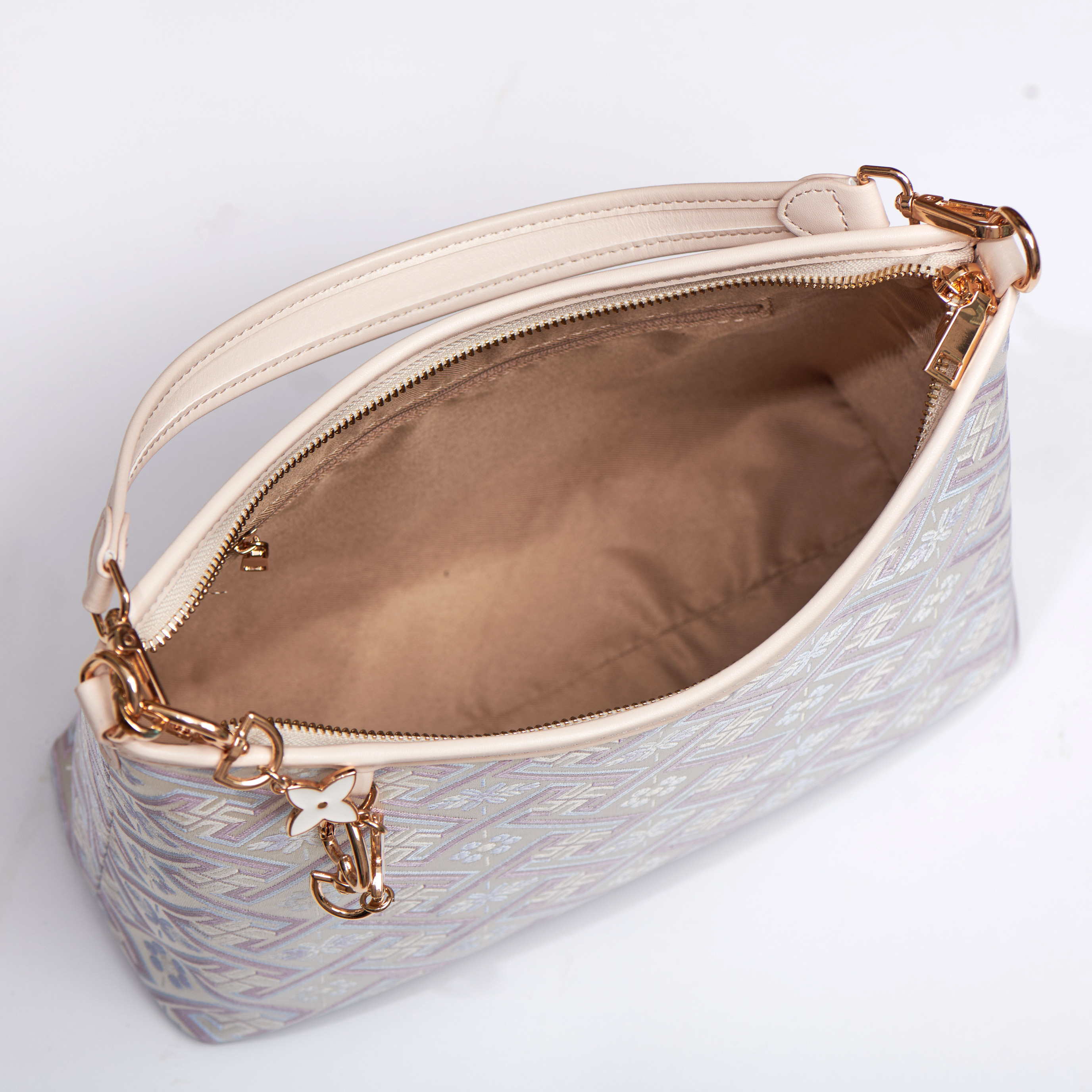 Fashion Ancient Embroidery Medium Size Handmade Brocade Patter Shoulder Bag