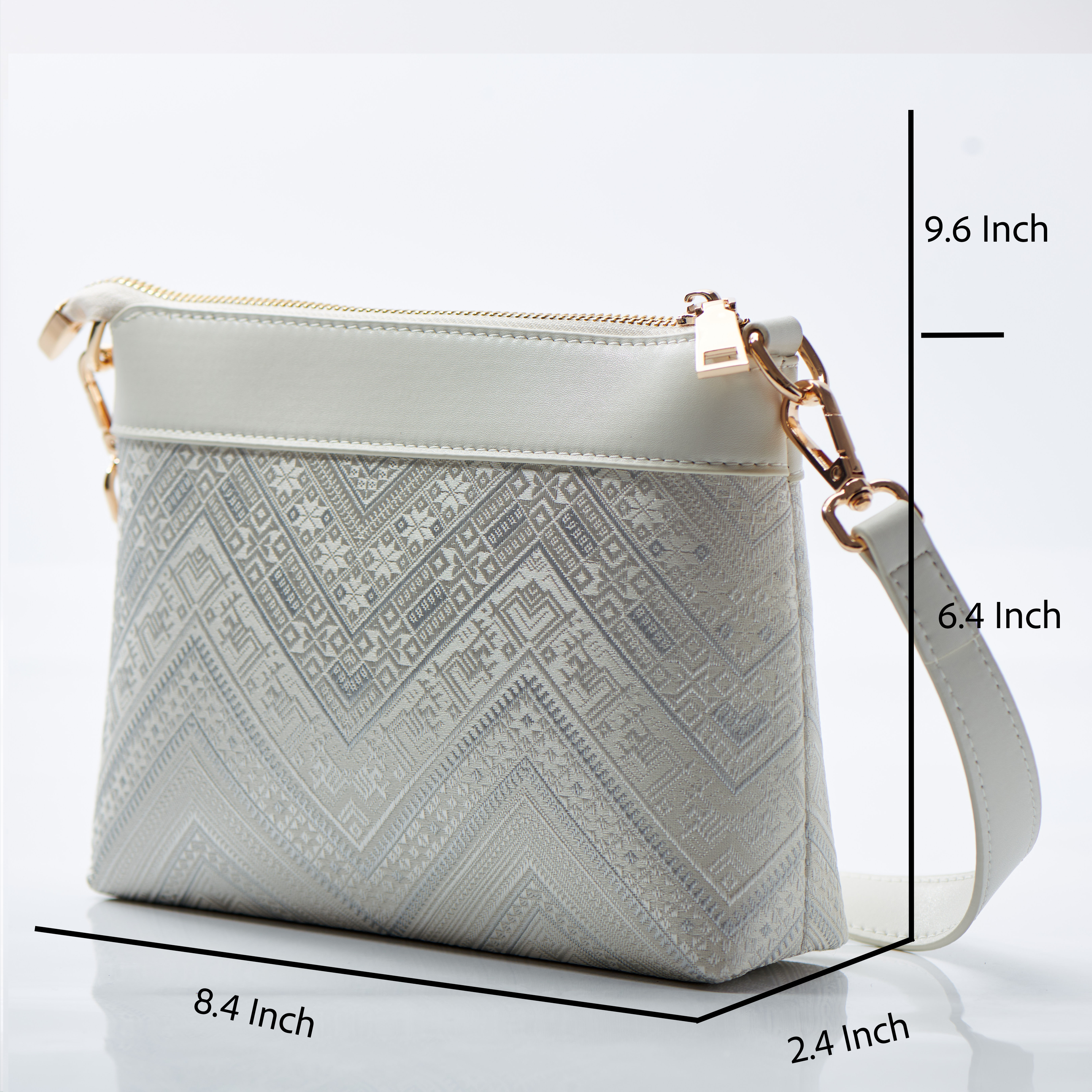 Small Size Cute Fashion Embroidery Handmade Brocade Patter Shoulder Bag