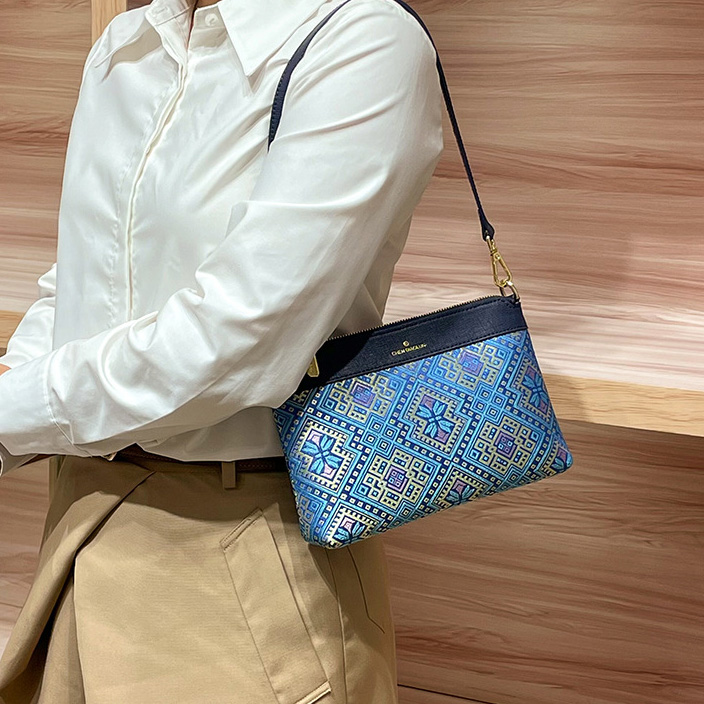 Mini Size Boho Embroidery Handmade Brocade Patter Shoulder Bag