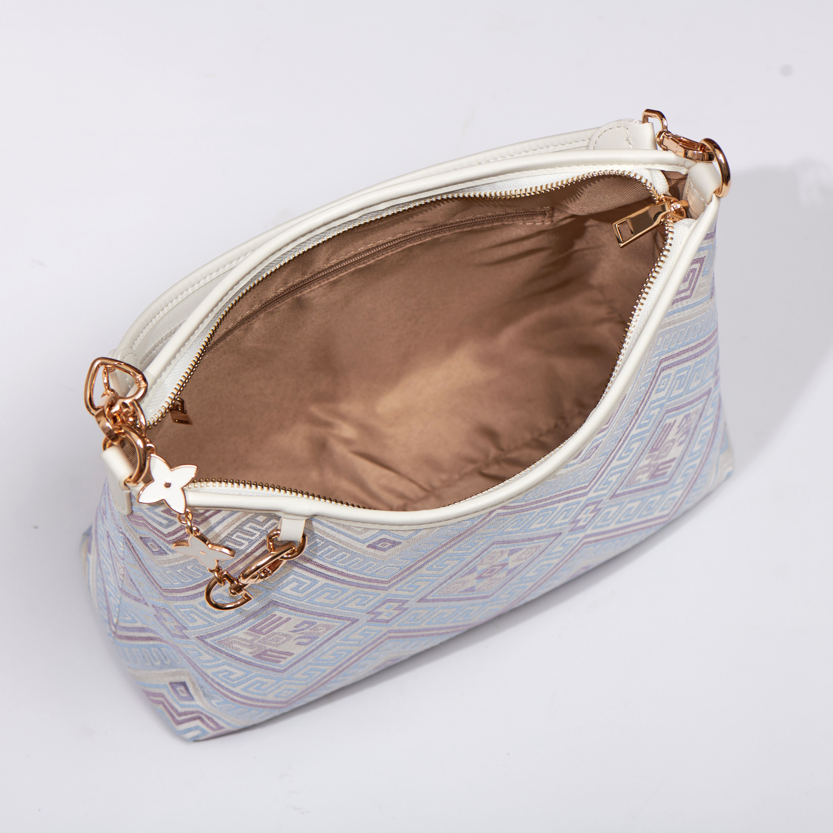 Boho Medium Size Ancient Embroidery Handmade Brocade Patter Shoulder Bag