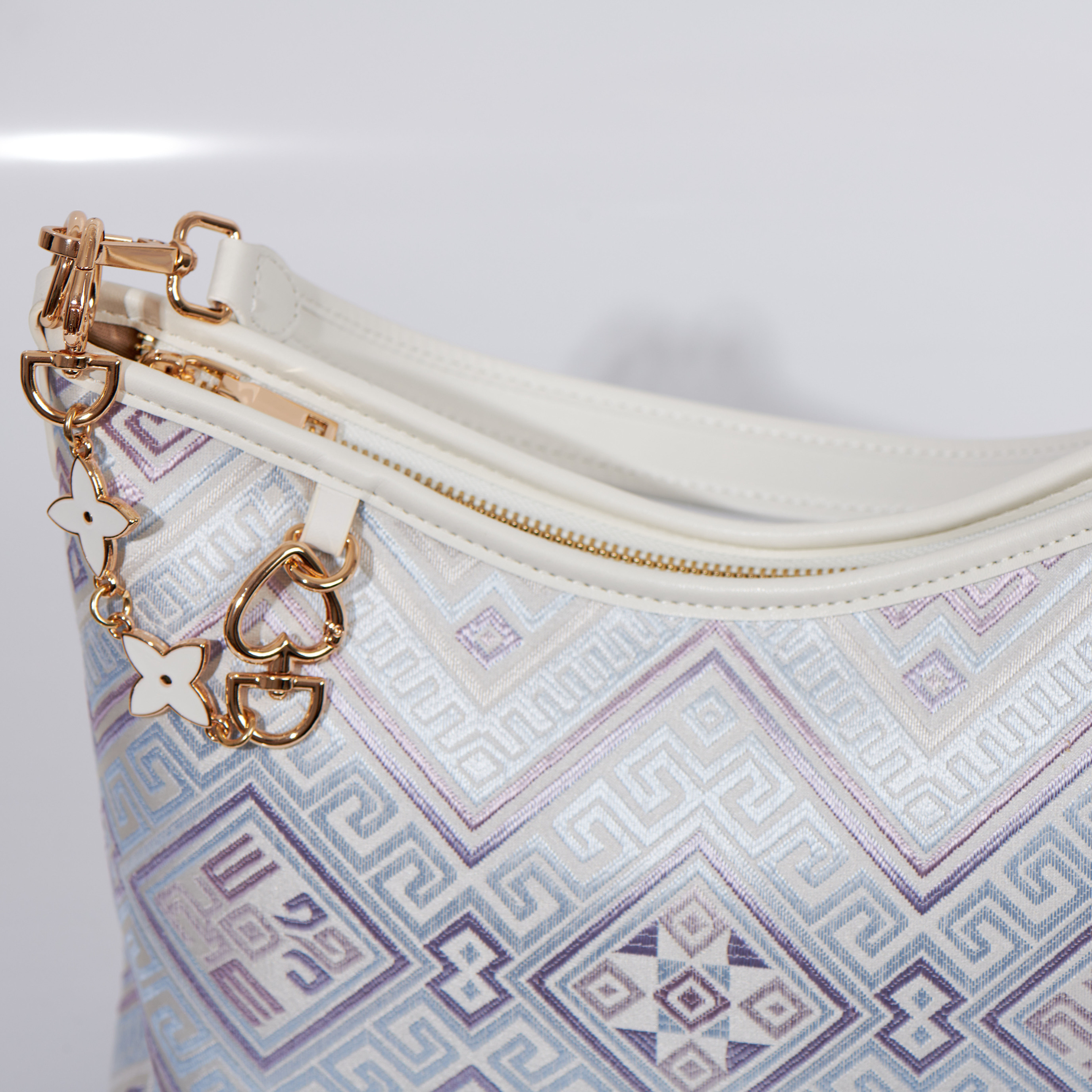 Boho Medium Size Ancient Embroidery Handmade Brocade Patter Shoulder Bag